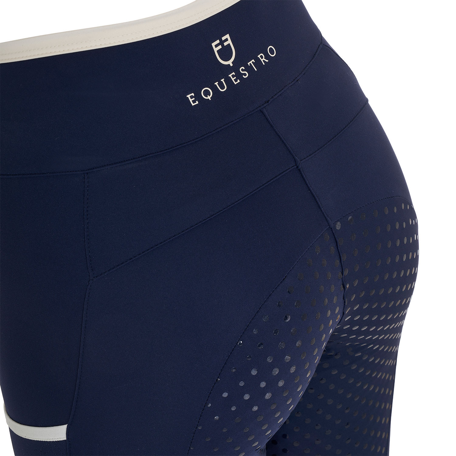 Leggings mit perforierten Verzierungen für Damen