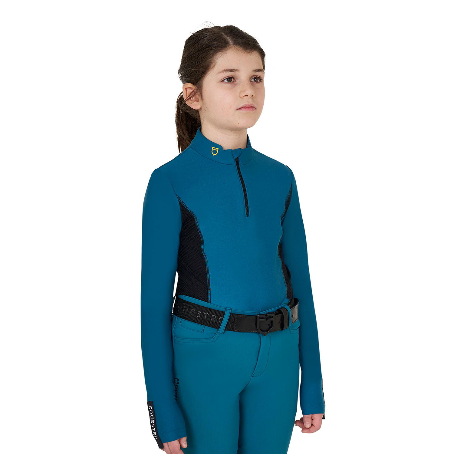 Langärmeliges Trainings-Base-Layer für Mädchen