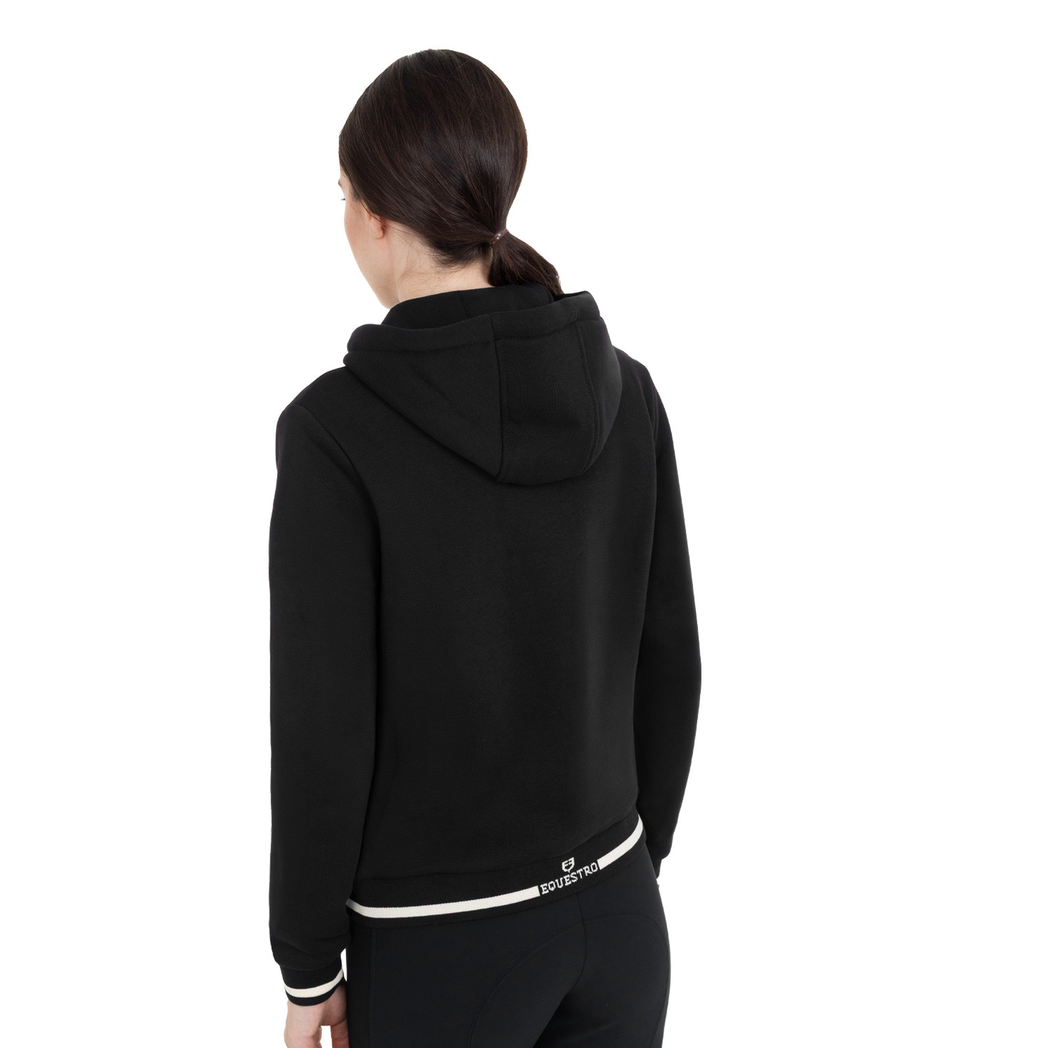 Damen-Kapuzenjacke mit Frontreißverschluss