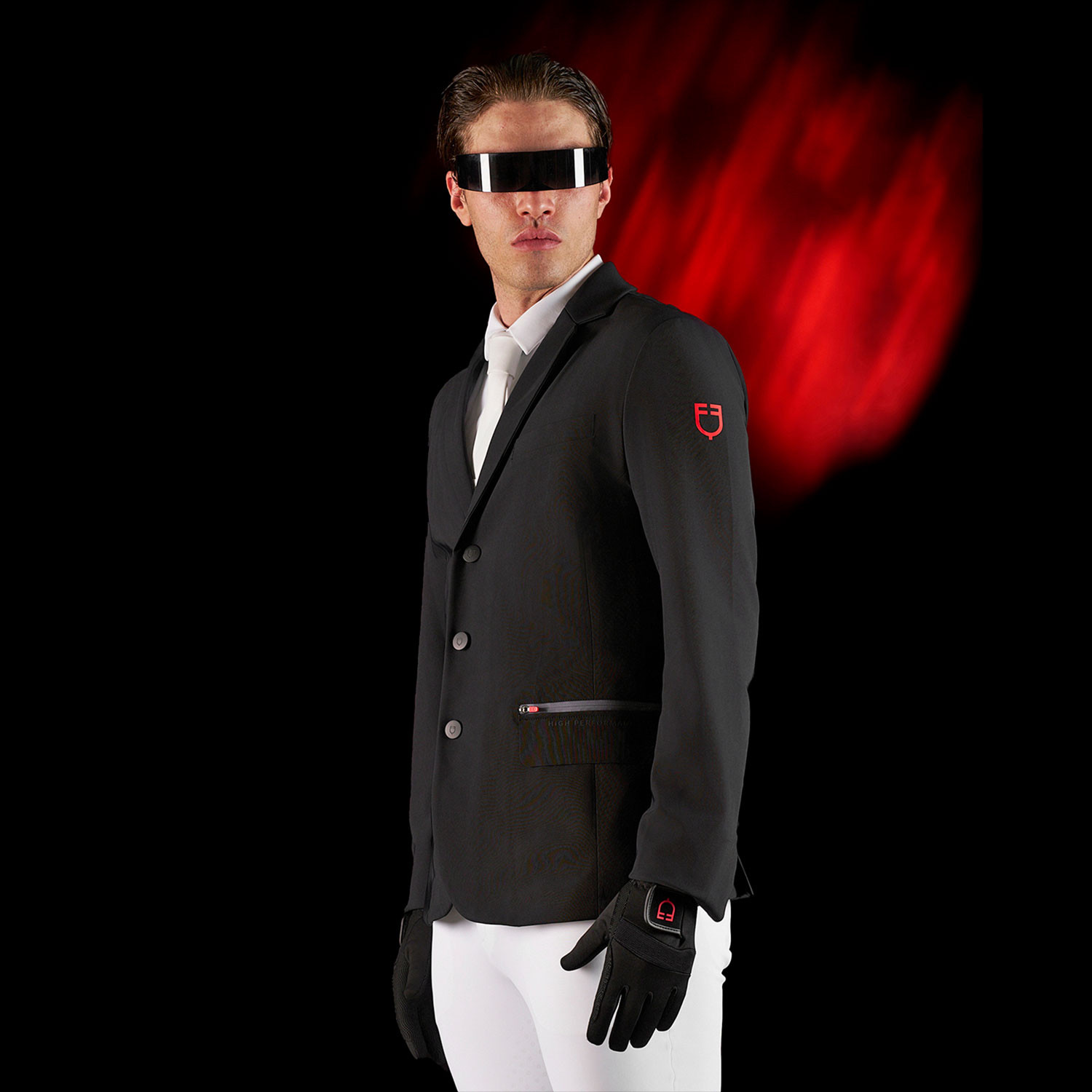 Ridertechnology Herren-Turnierjacke mit verschweißten Nähten