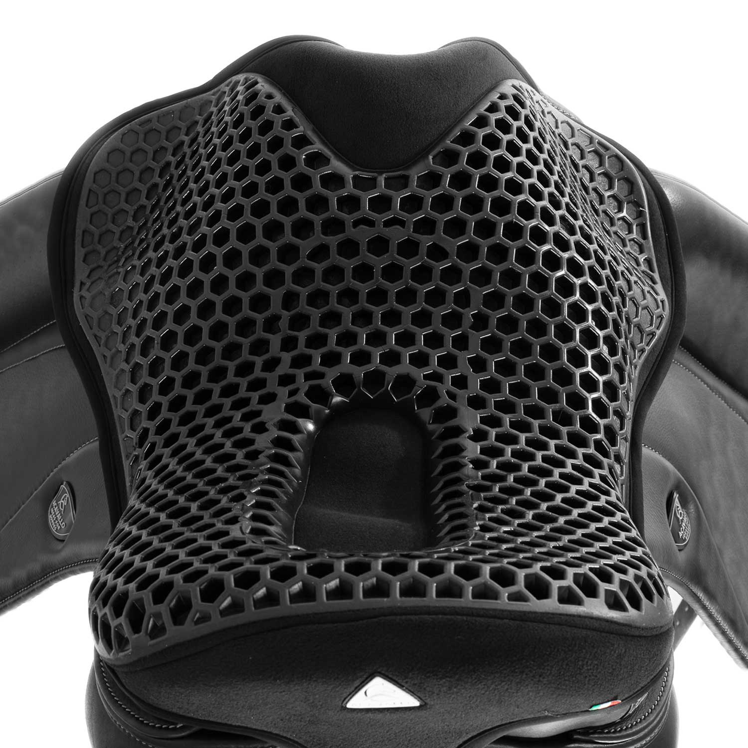 Ortho-Coccyx zitkussen dressuur hexagonaal Gel-out Dri-lex 20mm