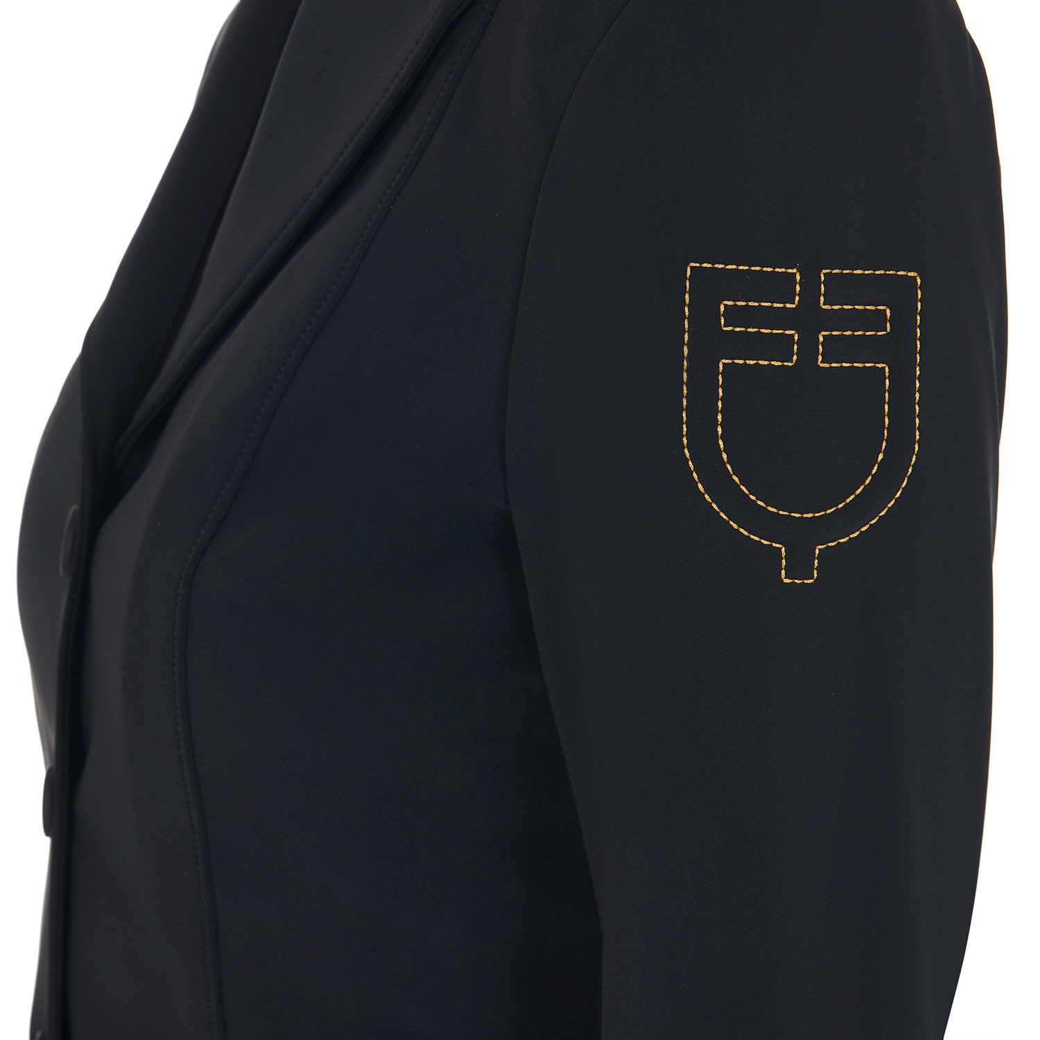 Damen-Turnierjacket mit kontrastfarbenem, gesticktem Logo