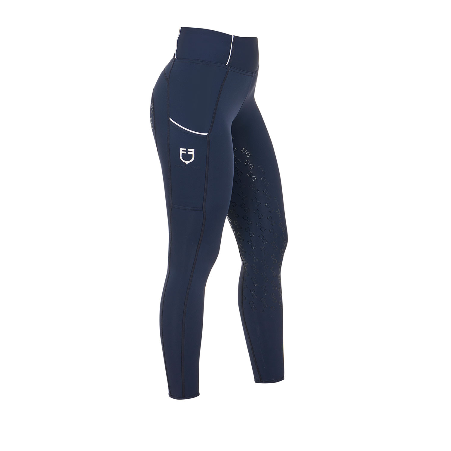 Damen-Leggings Slim Fit mit Vollbesatz