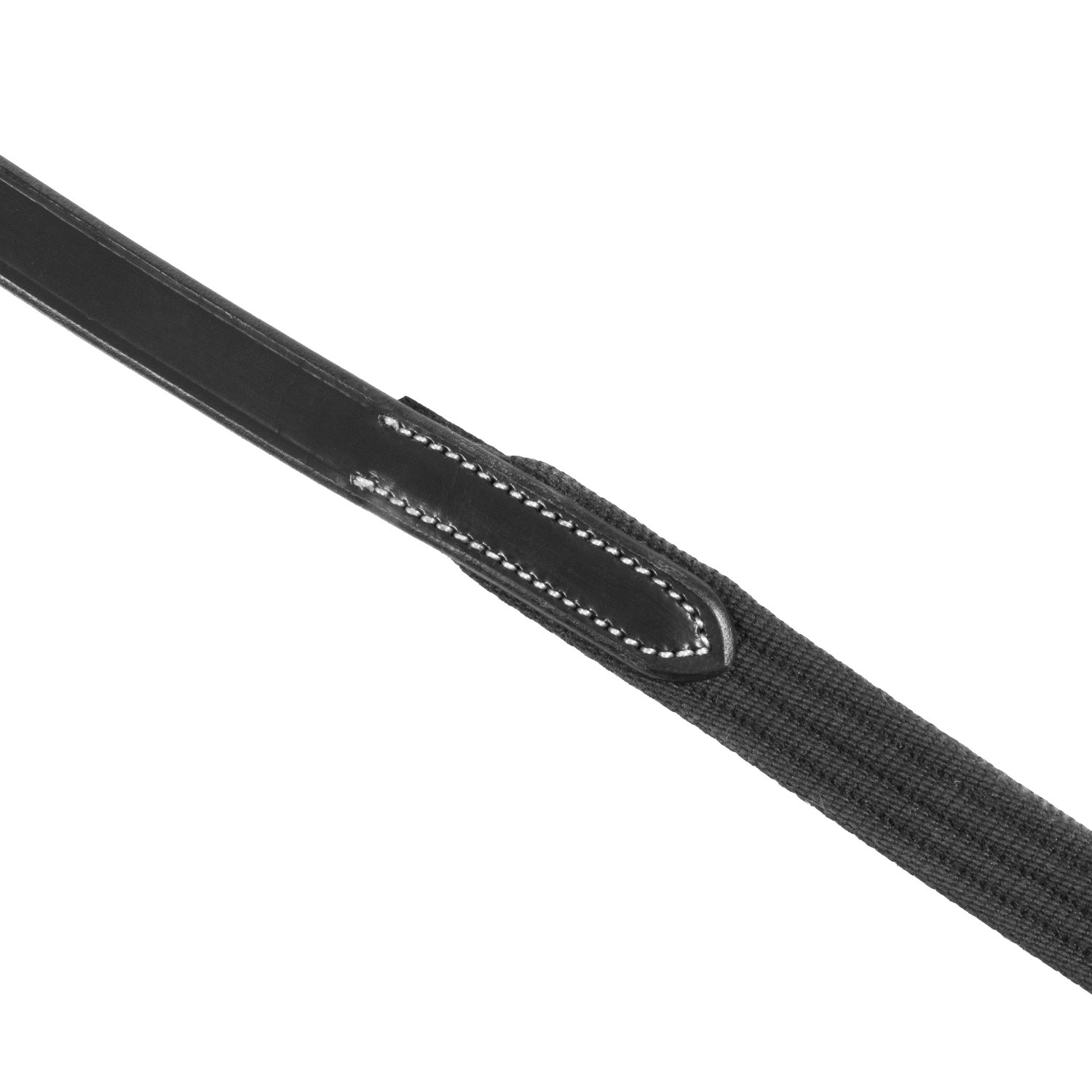 Lederzügel mit Gurtband