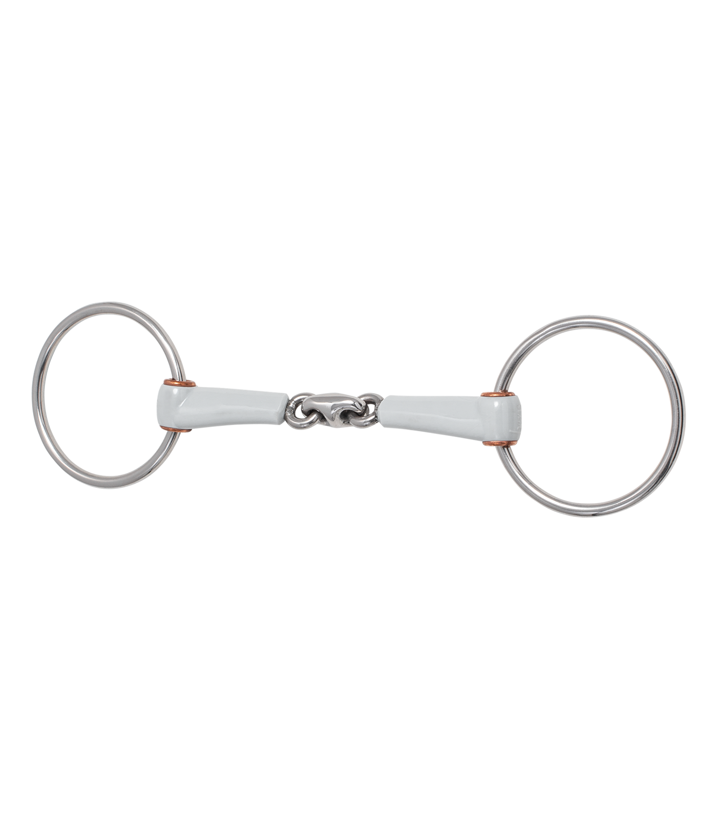 Water snaffle, double broken, ring 7.5cm