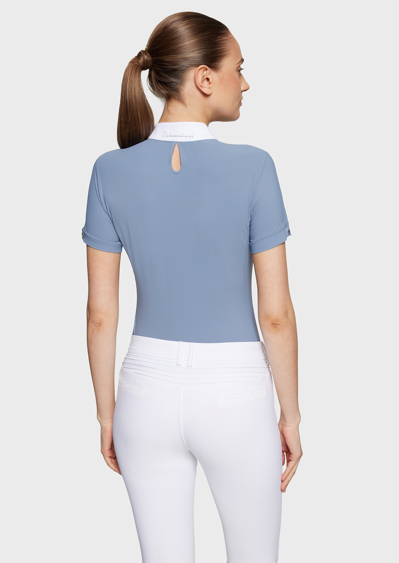 Turniershirt Damen Anne Gaelle in dusty blue