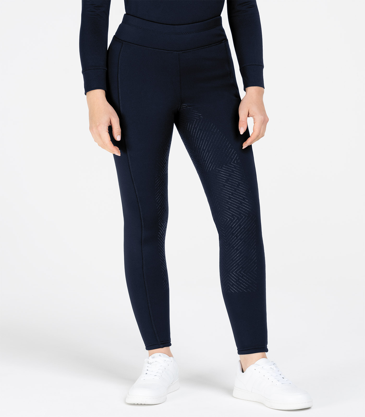 Thermal teddy riding leggings Rica, black