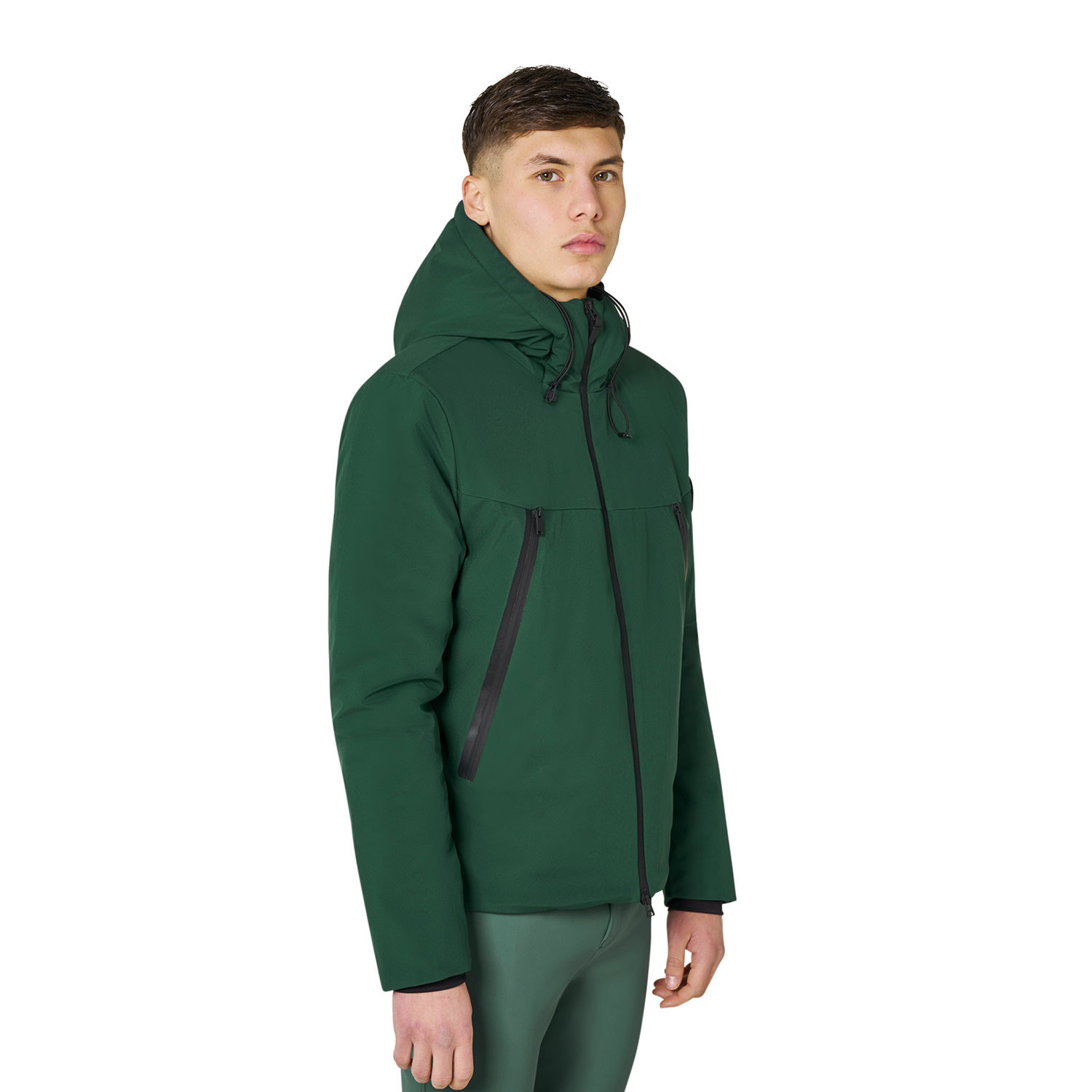 Wasser- und winddichte Herrenjacke aus Nylon