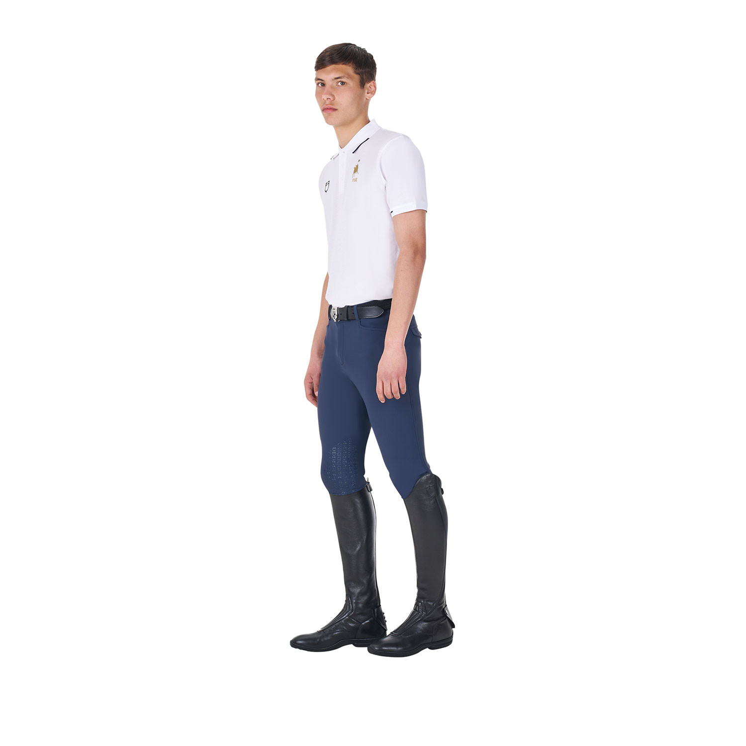 Herren-Trainingspolo mit drei Knöpfen X FISE