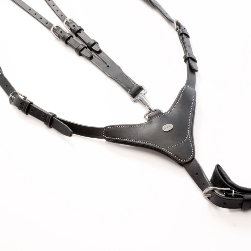 Breastplate "Dexter" 3-pt. high with elastic