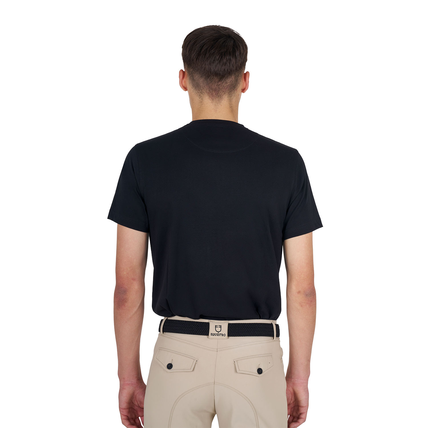 Basic T-Shirt für Herren mit Brustschriftzug