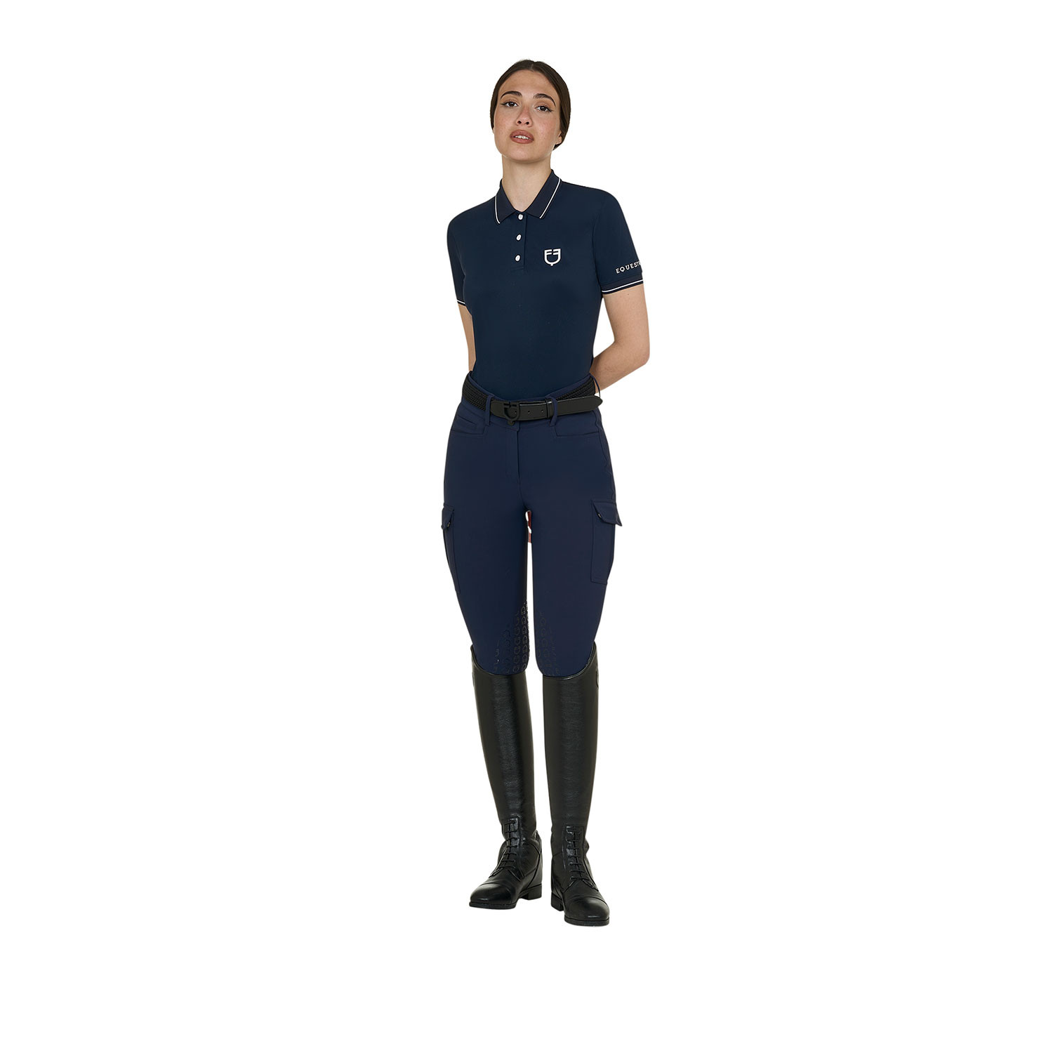 Polo-Shirt Slim Fit aus atmungsaktivem Material