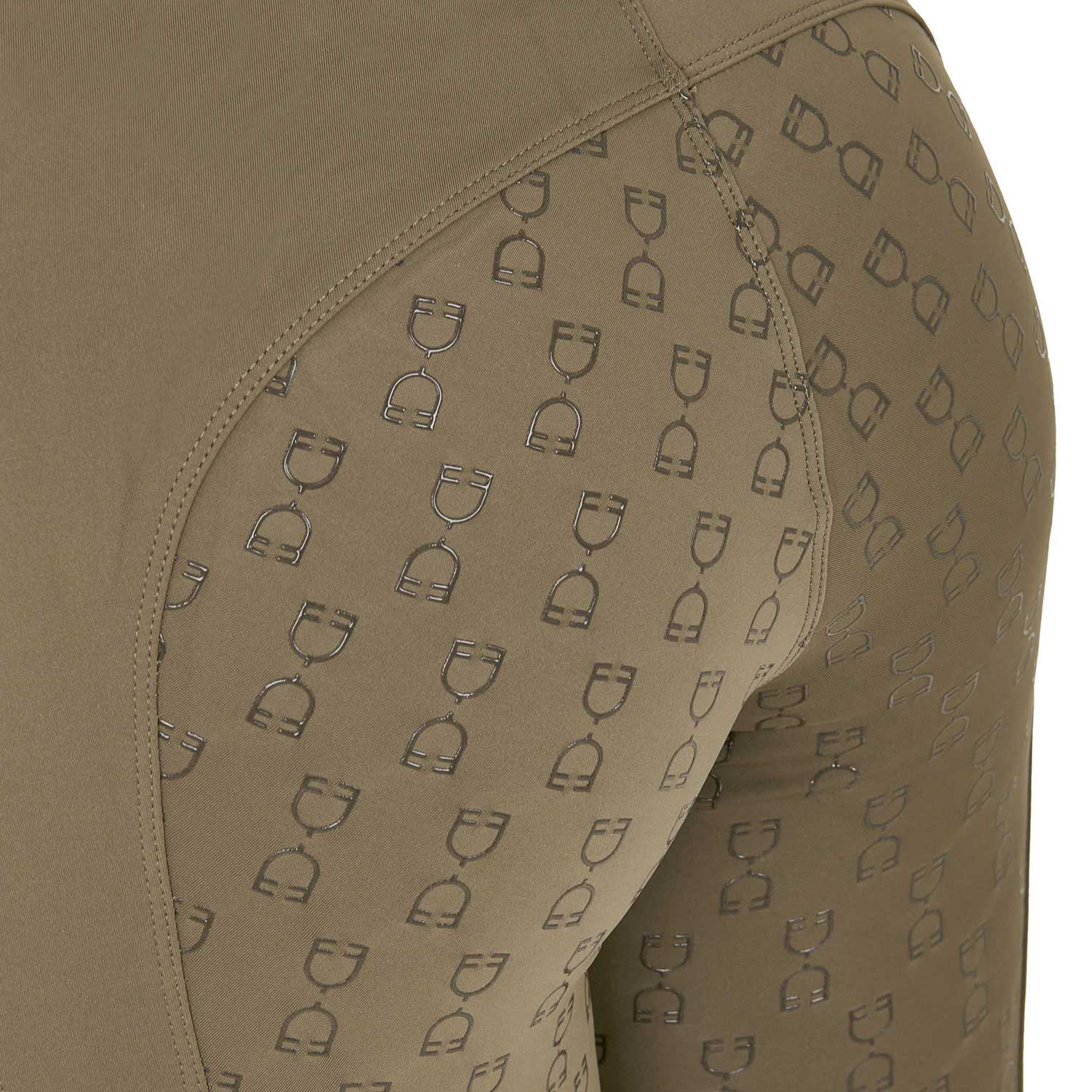 Damen-Leggings mit hohem Bund und Gürtelschlaufen
