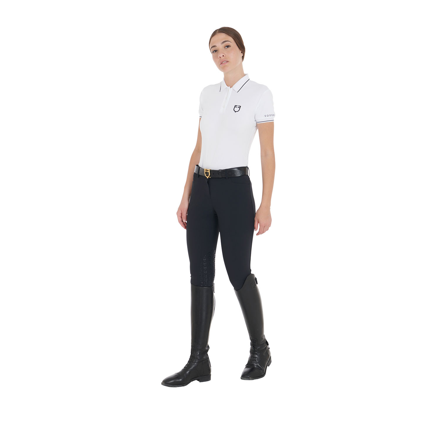 Polo-Shirt Slim Fit aus atmungsaktivem Material