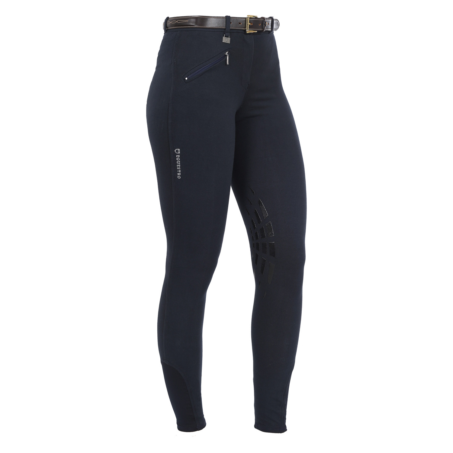 SELENE MODEL DAMENREITHOSE AUS STRETCH-BAUMWOLLE MIT GRIP