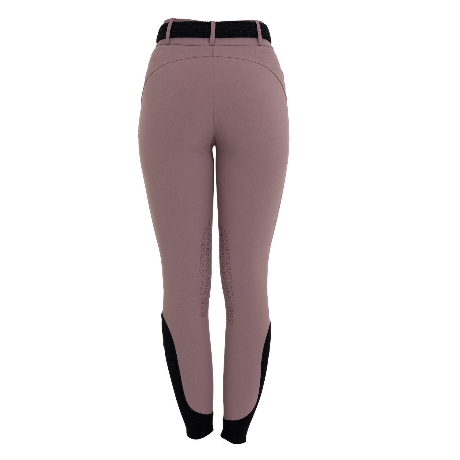 Damen-Reithose High-Waist mit Kniebesatz