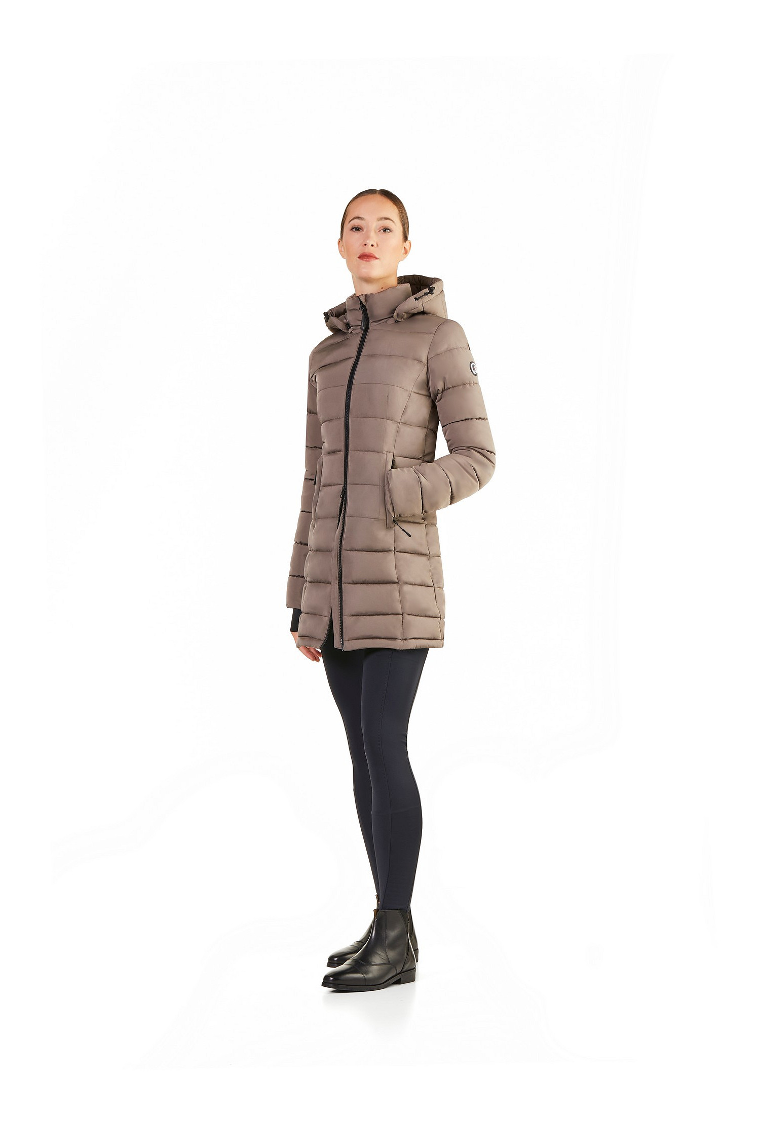 Parka Era lange Steppjacke mit abnehmbarer Kapuze