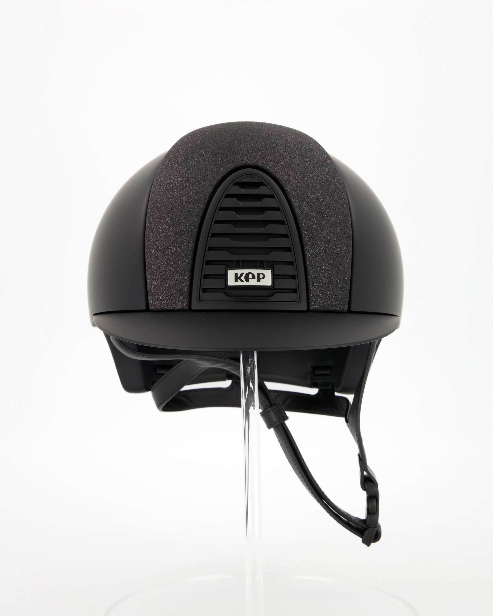 Riding helmet Cromo 2.0 Textile Star Black Grid in black