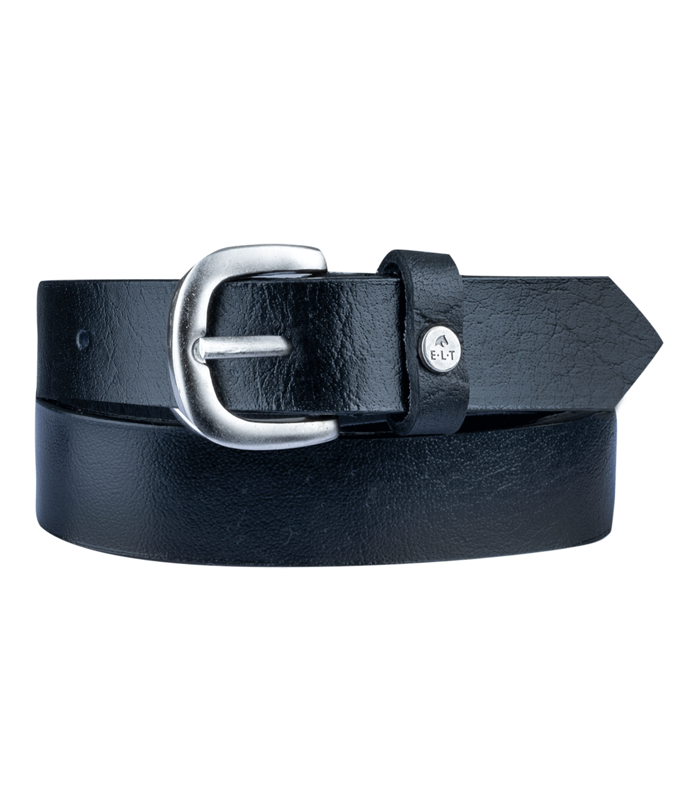 Leather belt Levia, black