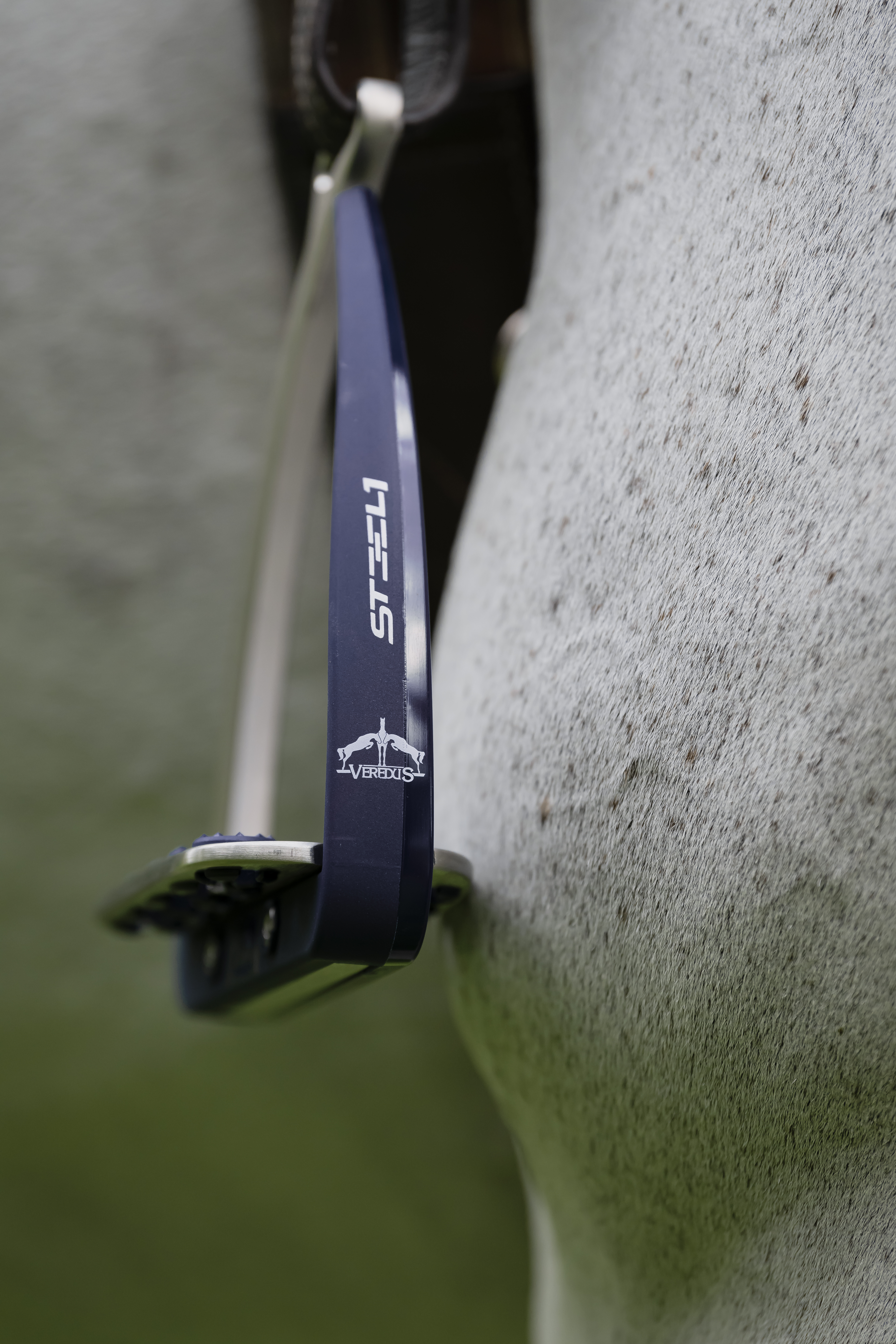 Set Steel 1 Steigbügel, Schabracke und Cap