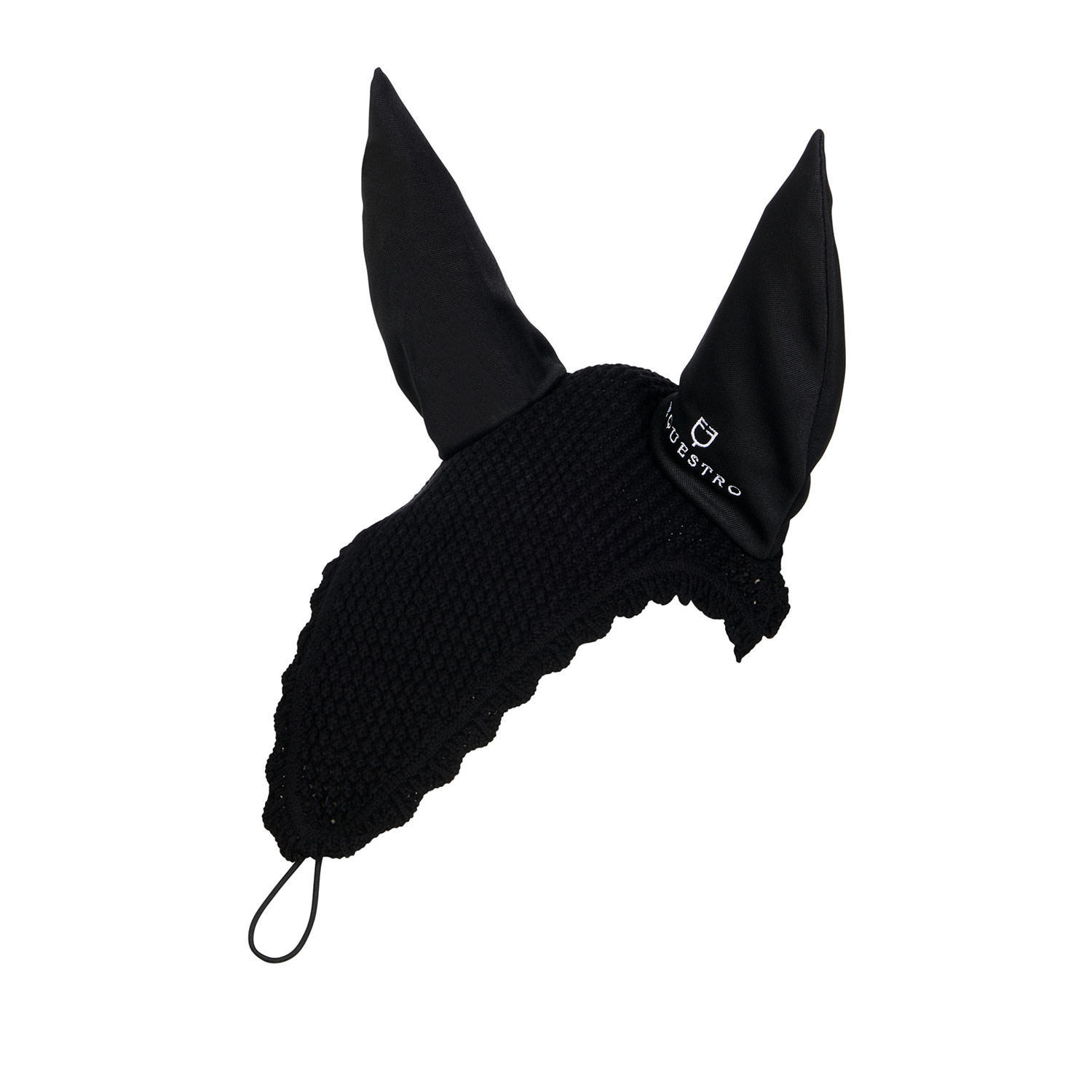 Gestrickte Fliegenhaube mit elastischem Stirnriemen