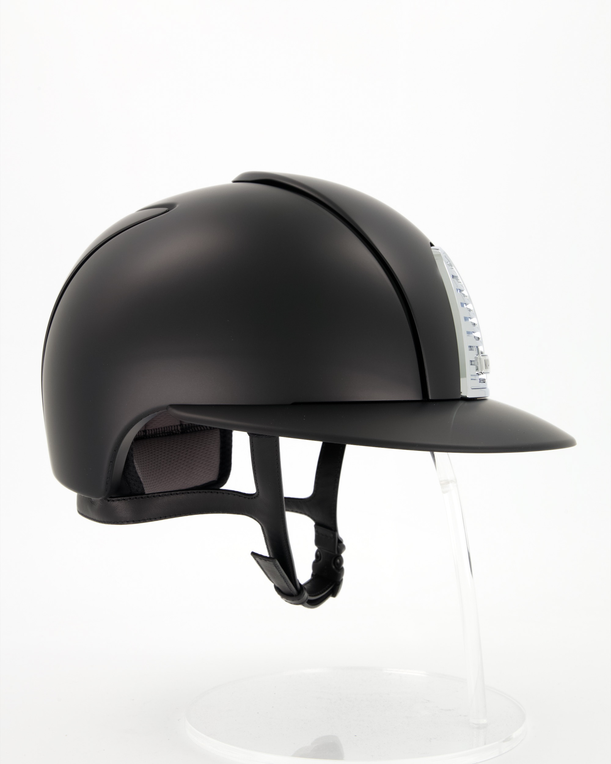 Reithelm Cromo 2.0 Textile Polo Mirror Cromo in schwarz