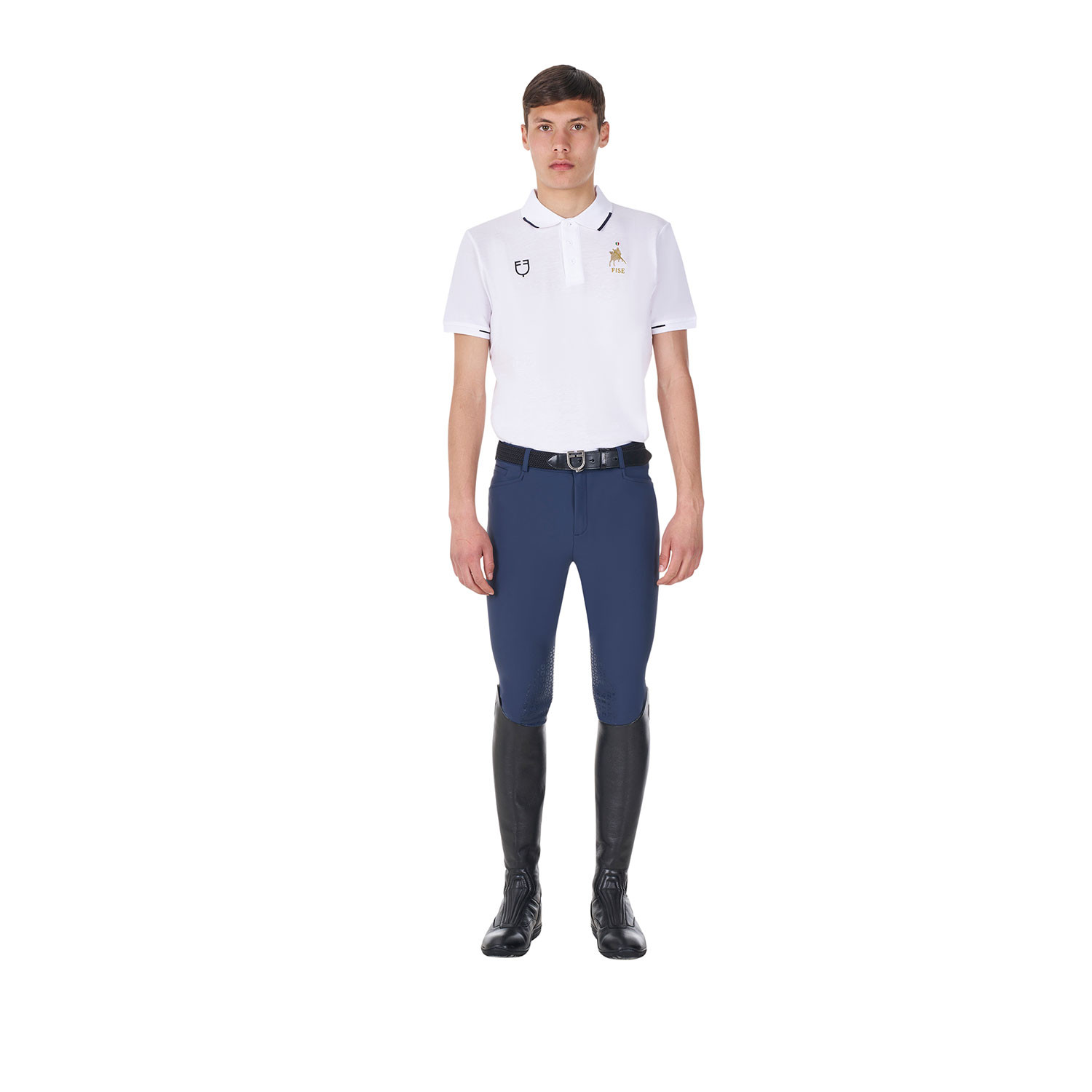 Herren-Trainingspolo mit drei Knöpfen X FISE