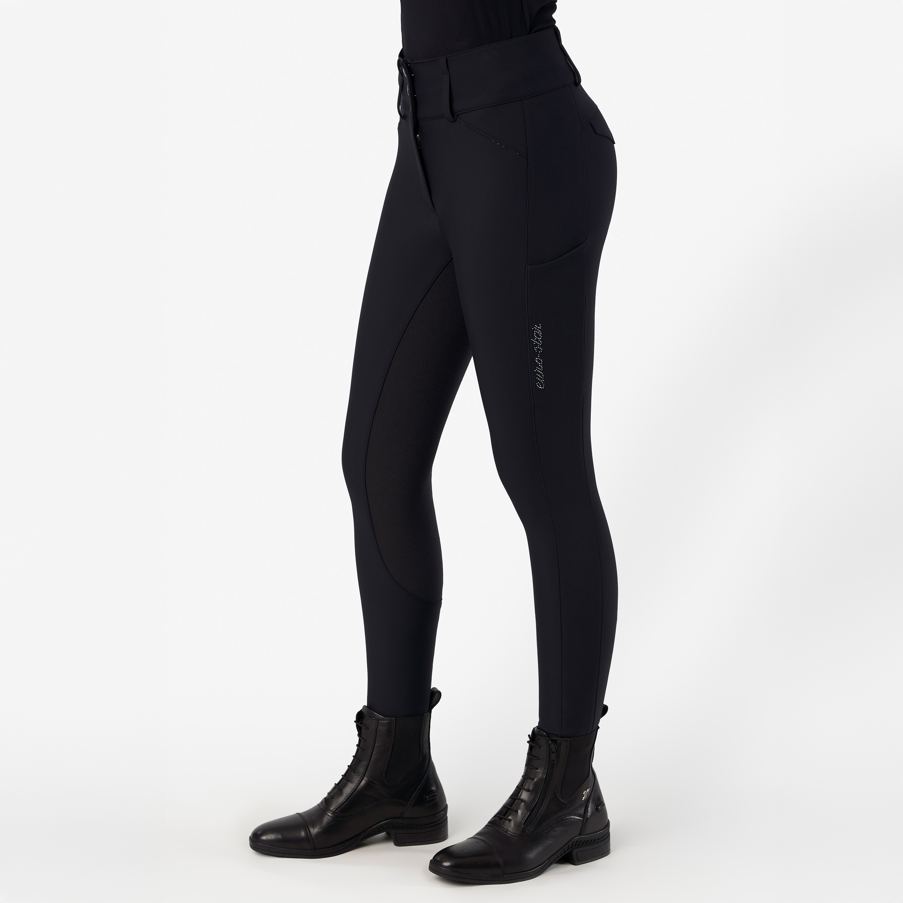 Reithose Aurelia thermaline Grip Connect Full