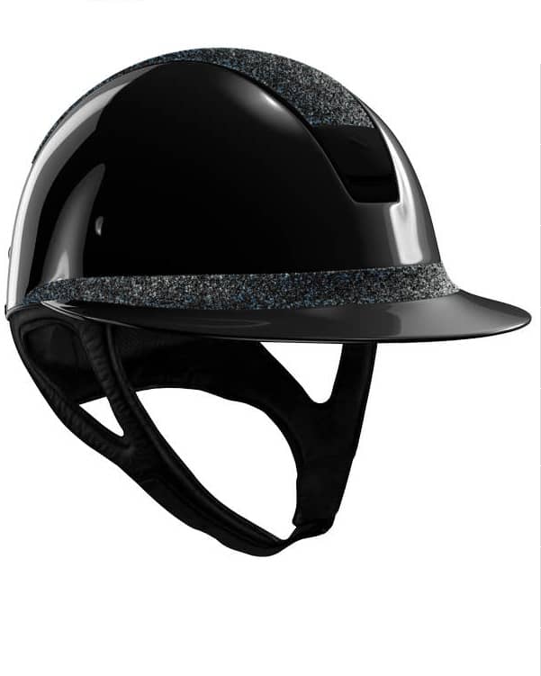 Reithelm Miss Shield Shadow glossy Metallic Black, Top u. Frontal Band Crystal Fabric Summer Nights, Blason u. Trim Matt Black