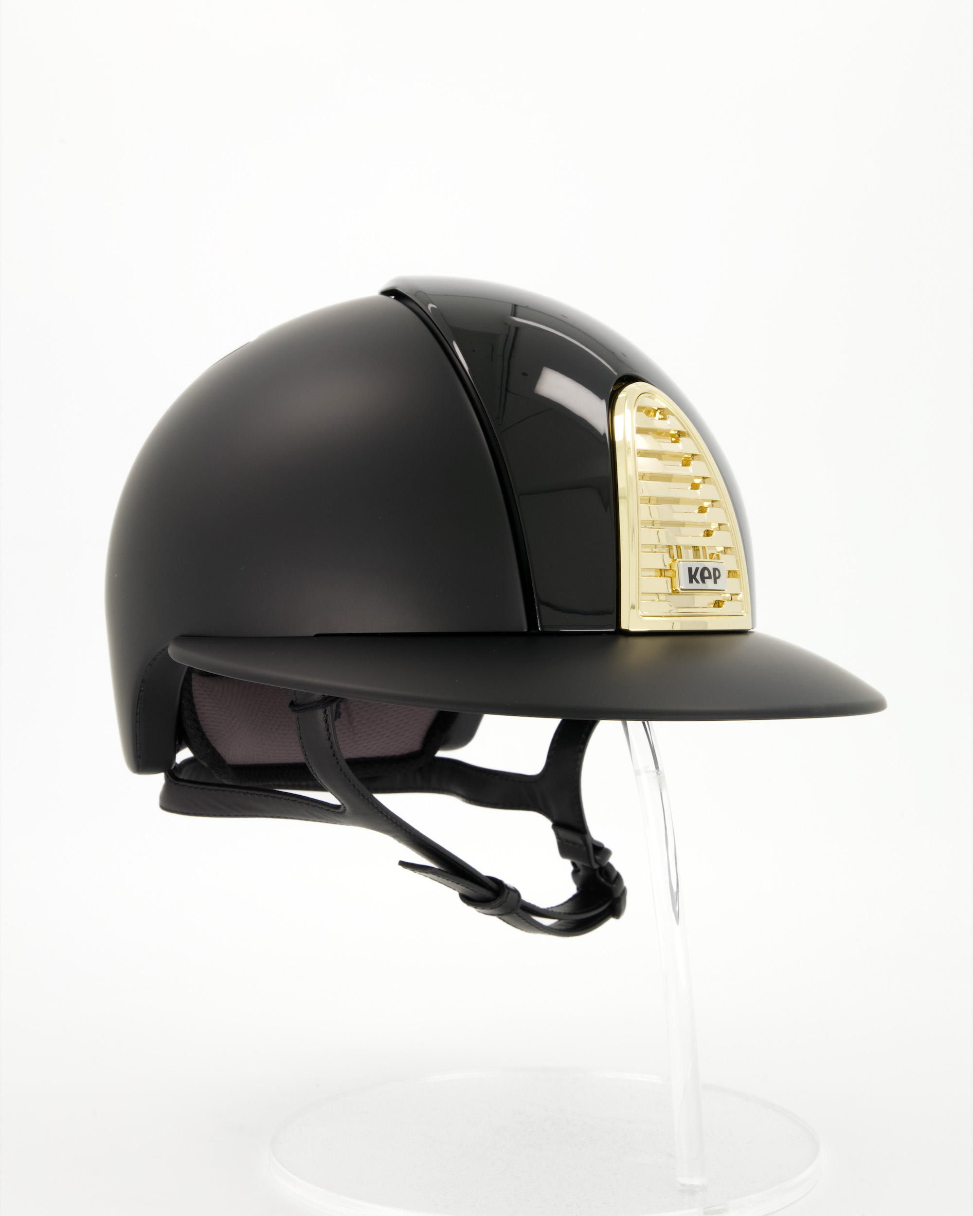 Reithelm Cromo 2.0 Textile/Polish Polo Gold in schwarz