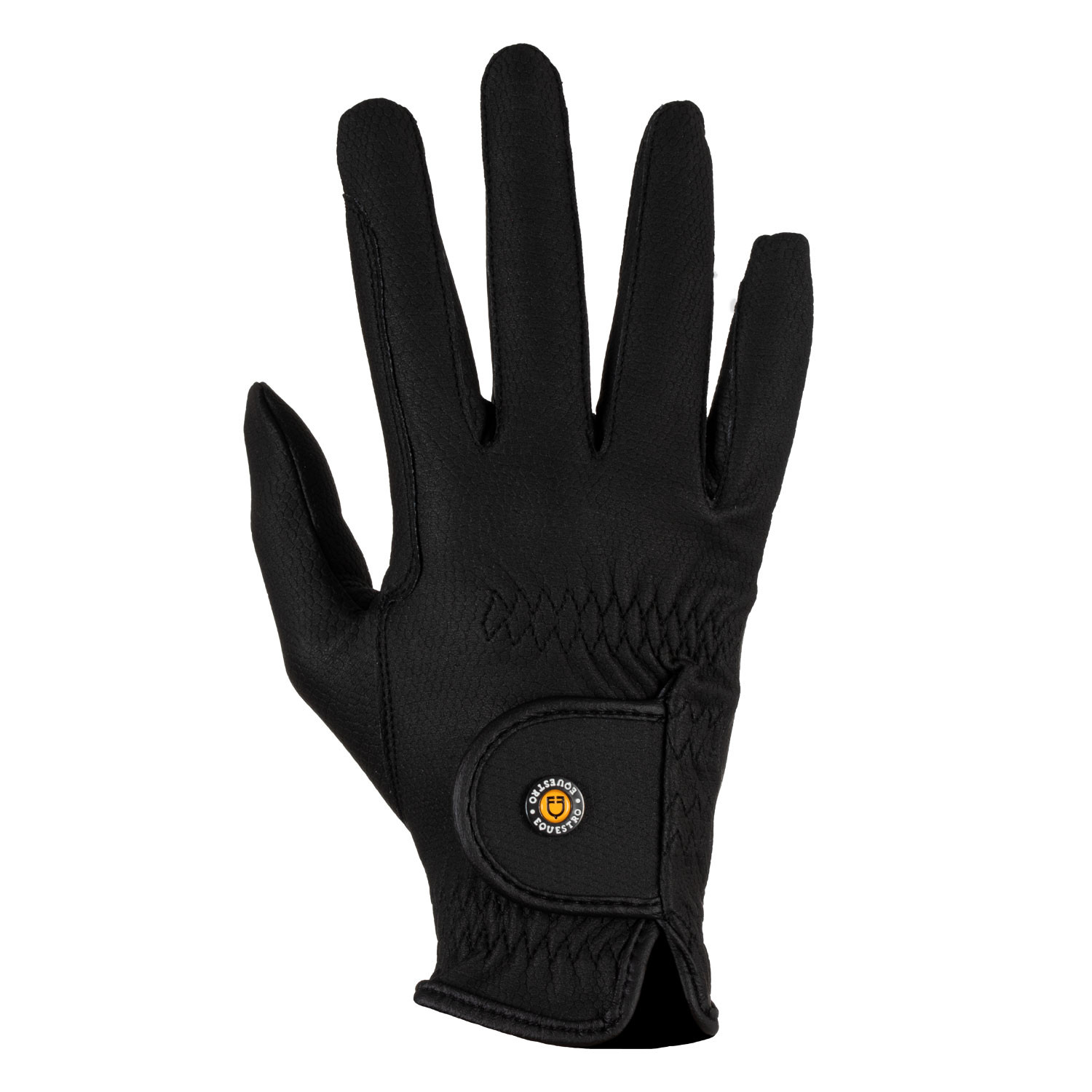 Gepolsterte Unisex-Handschuhe aus Kunstleder mit Klettverschluss