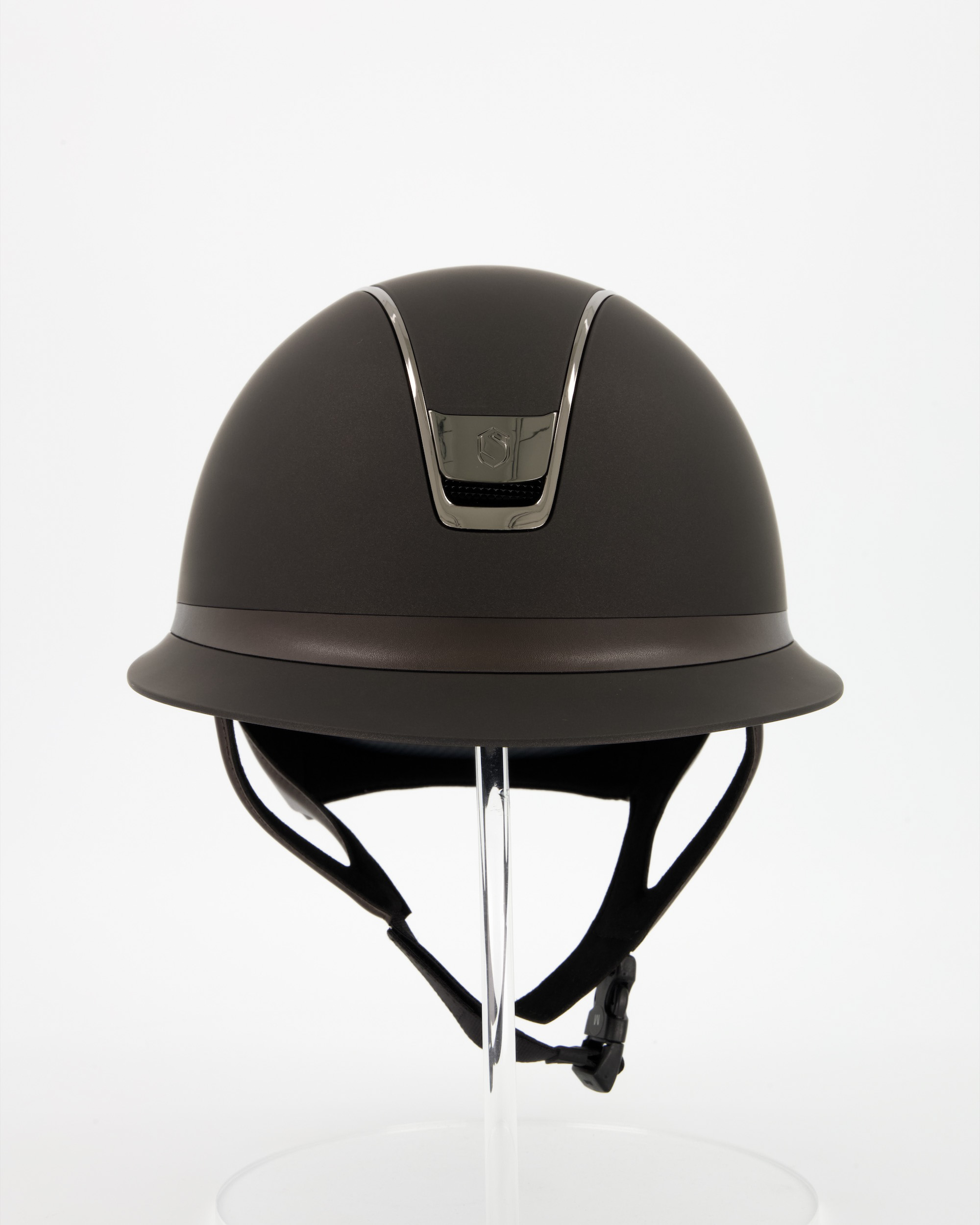 Riding helmet 2.0 Miss Shield Shadowmatt Standard in brown
