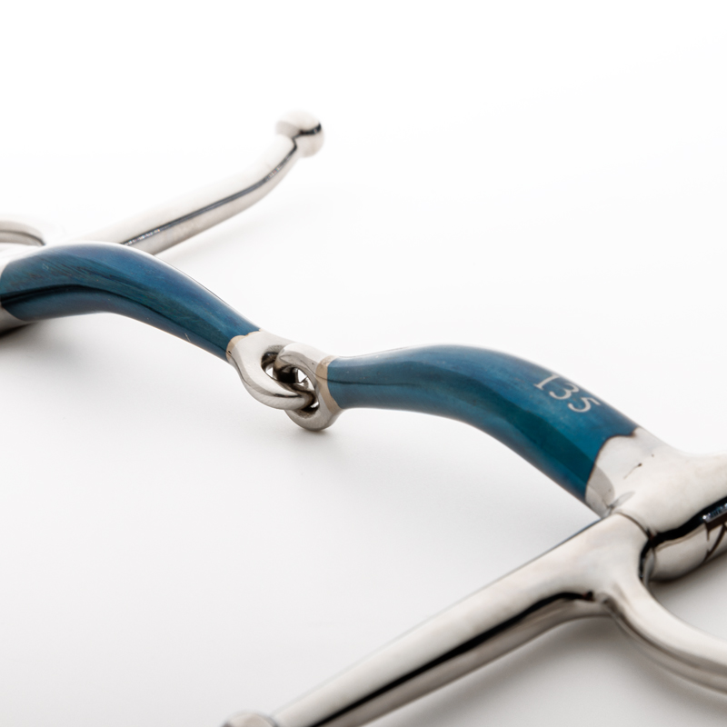 Schenkeltrense"Ergonomic" 14mm - einfach gebrochen