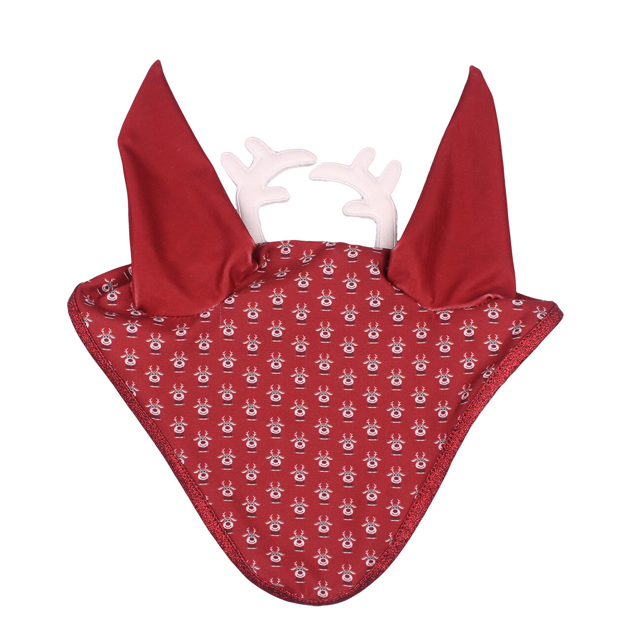 Christmas print fly ears