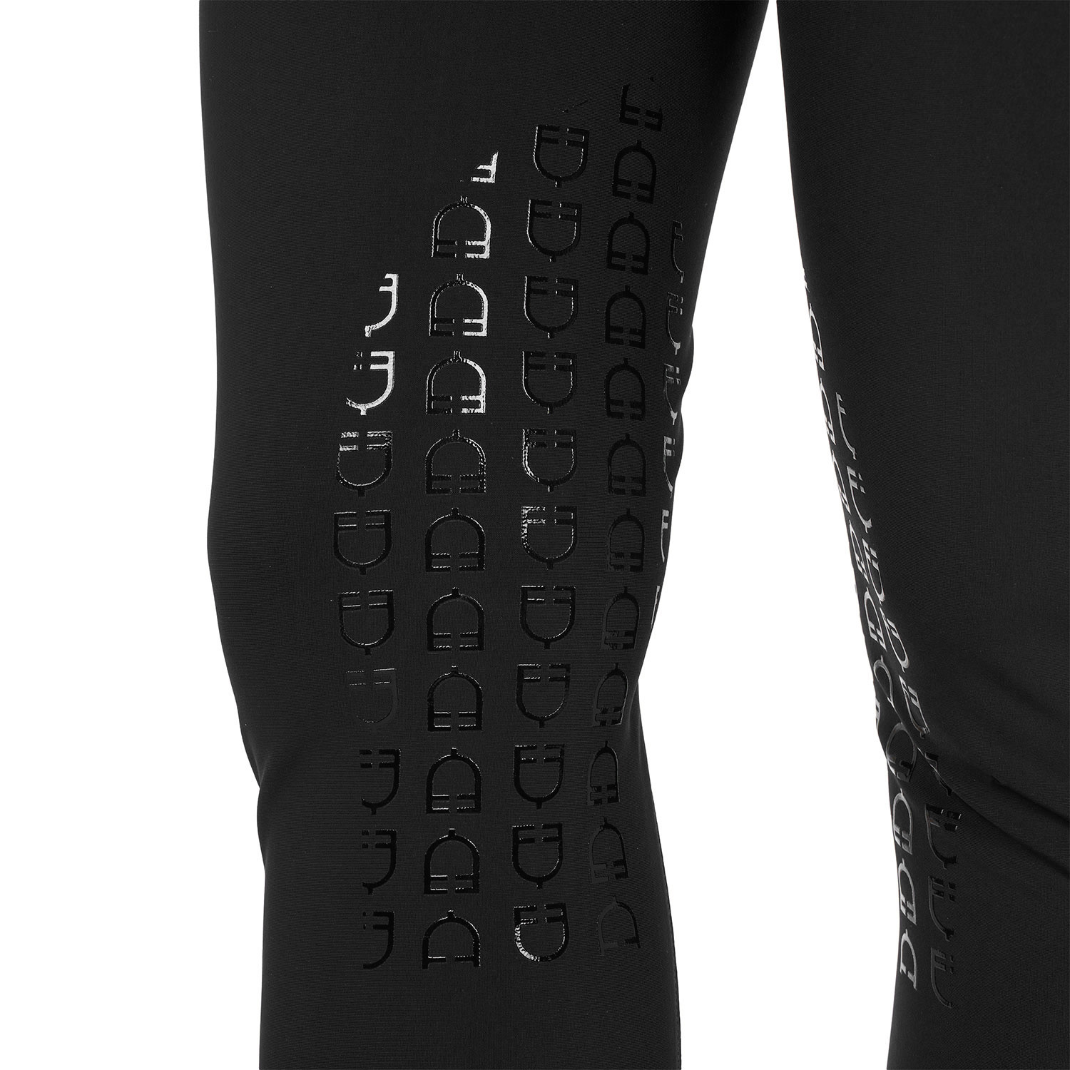 Damen-Reithose High-Waist mit Kniebesatz