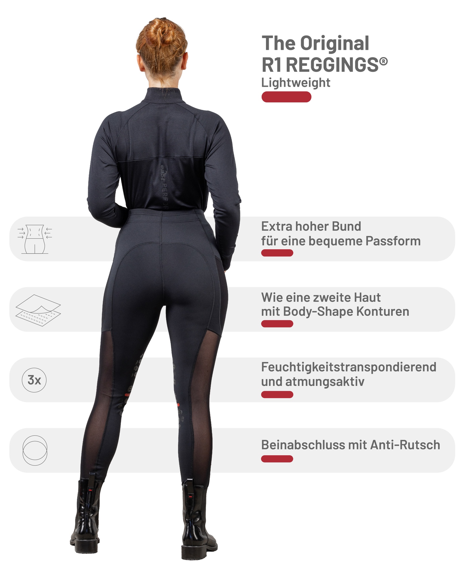 Reitleggings Damen REGGINGS® R1 lightweight
