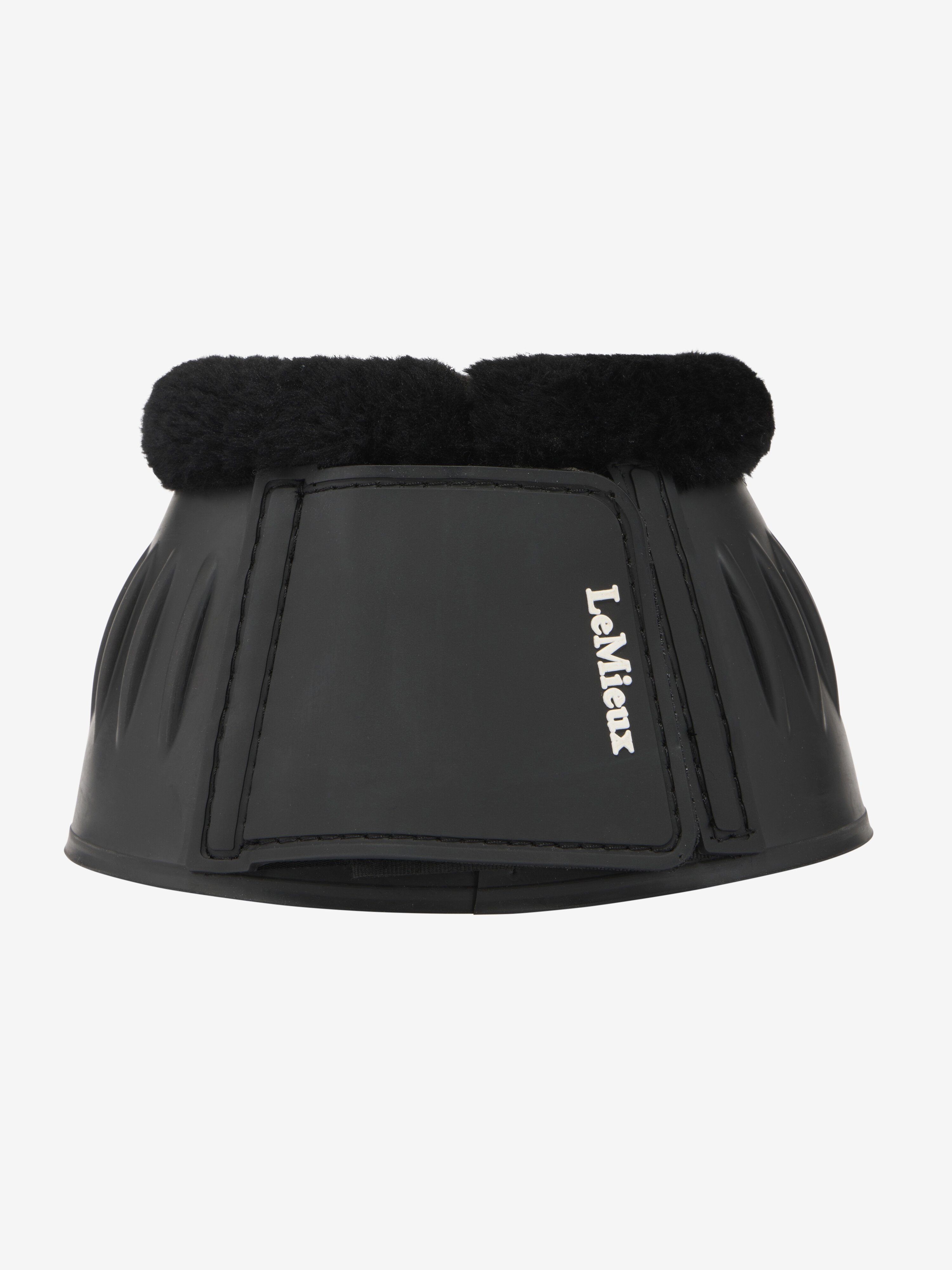 Rubber overreach boots with fleece