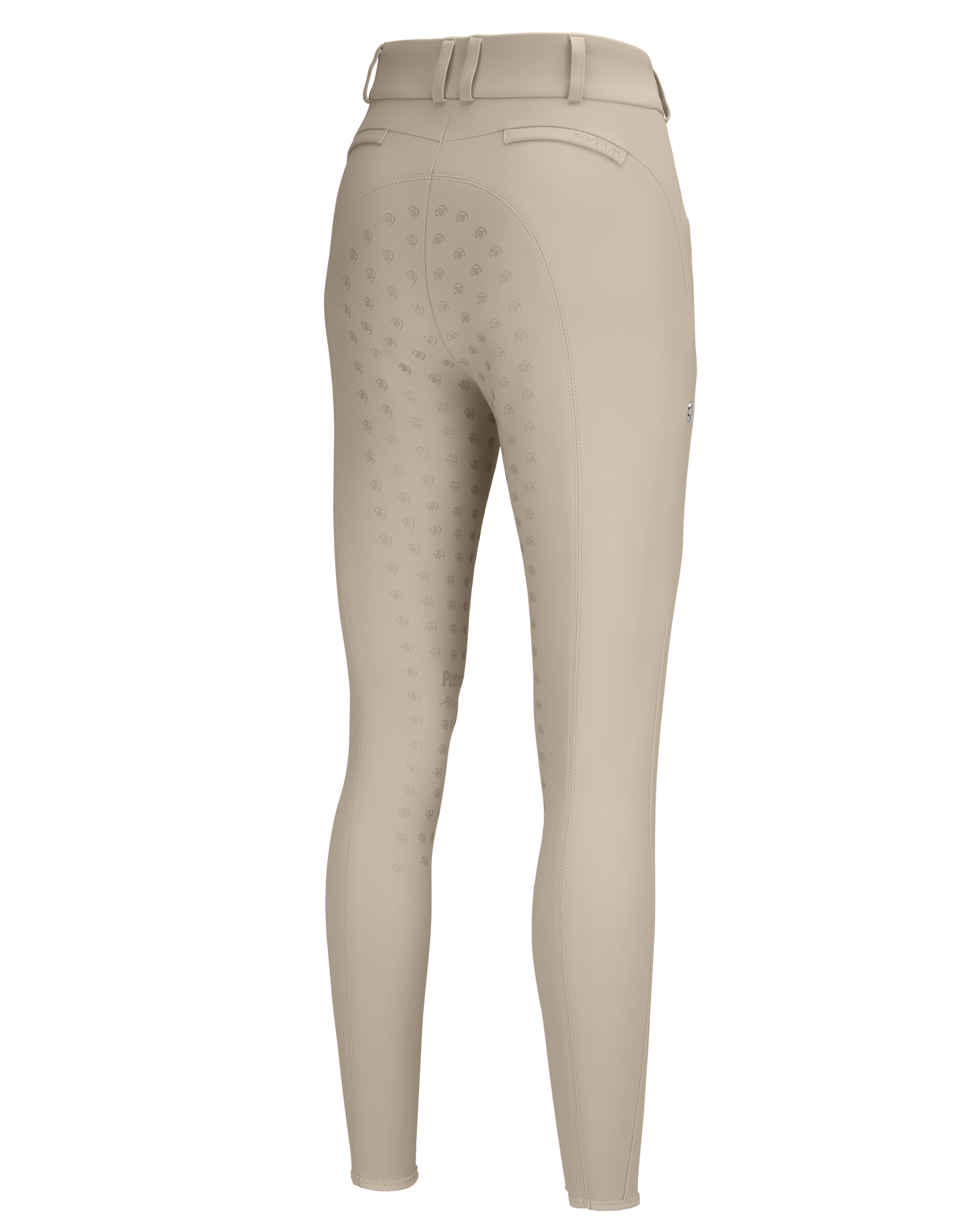 Riding breeches ladies athleisure mid-waist with full grip