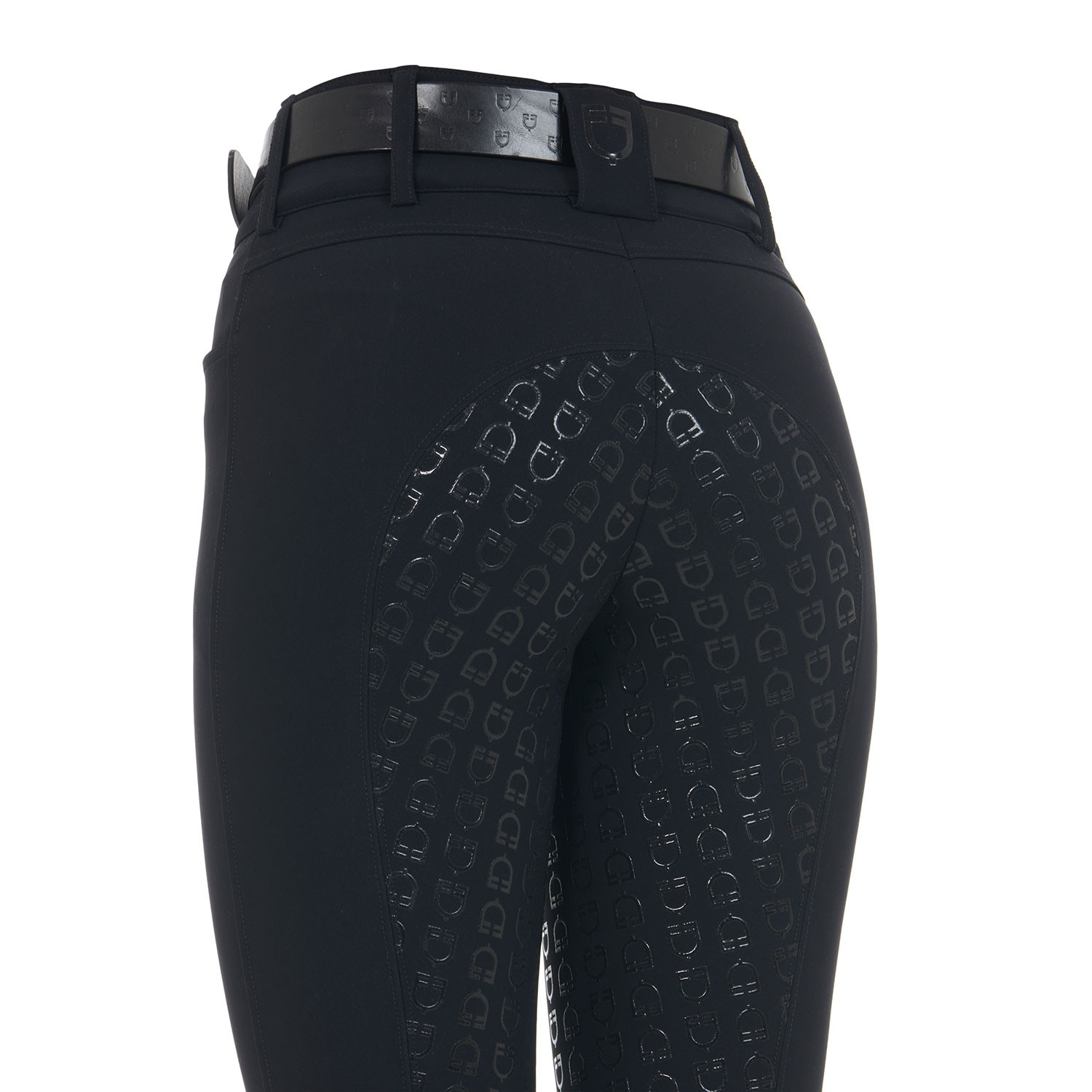 Damen-Reithose High Waist mit Vollbesatz