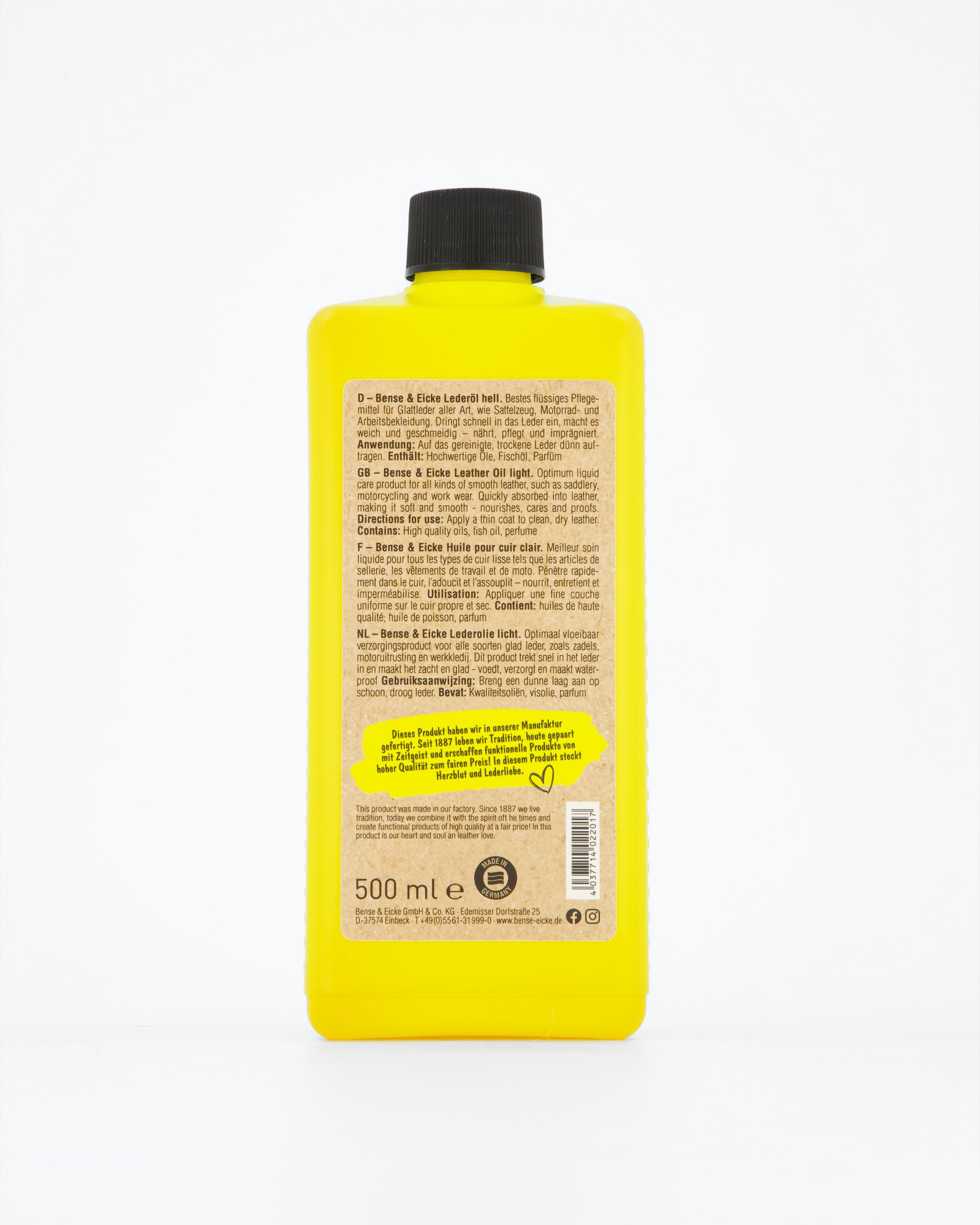 Leather oil light, 500 ml