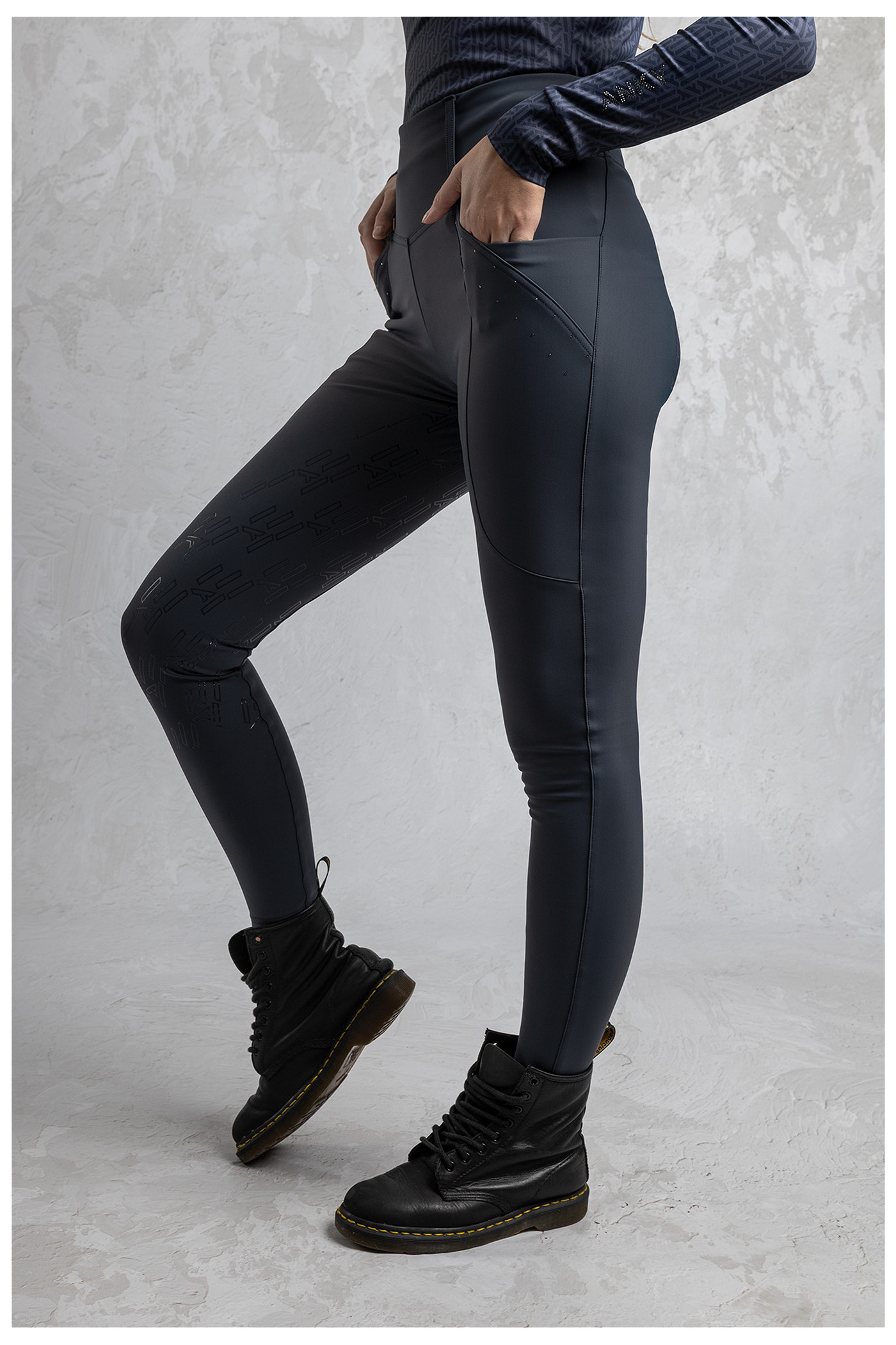 Reitleggings Solidarity Silikon-Vollbesatz XR262103