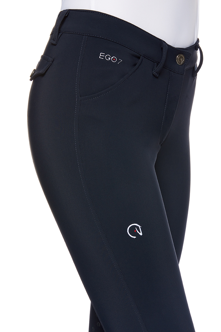 Reithose Damen Jumping PT mit Kniegrip in navy