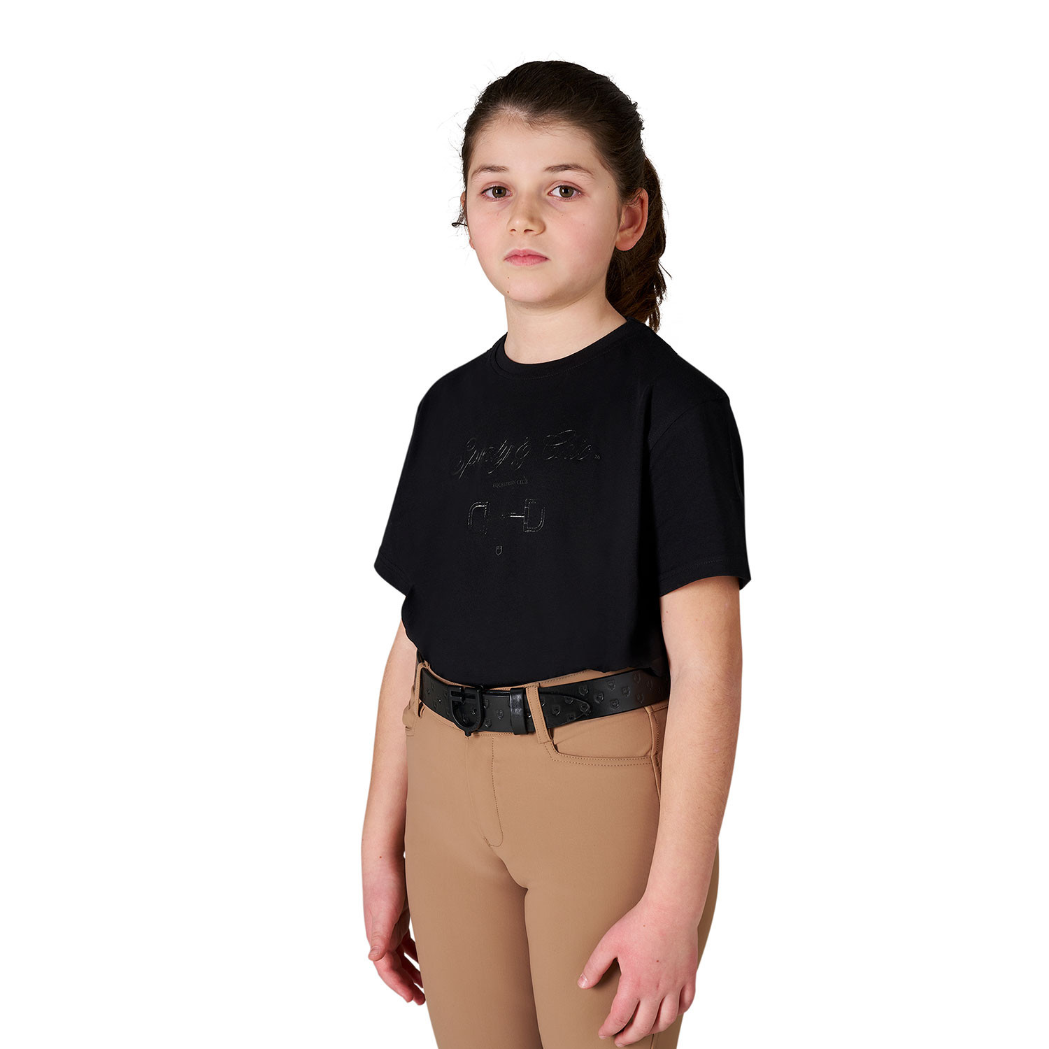 Baumwoll-T-Shirt für Mädchen, sportlich & schick