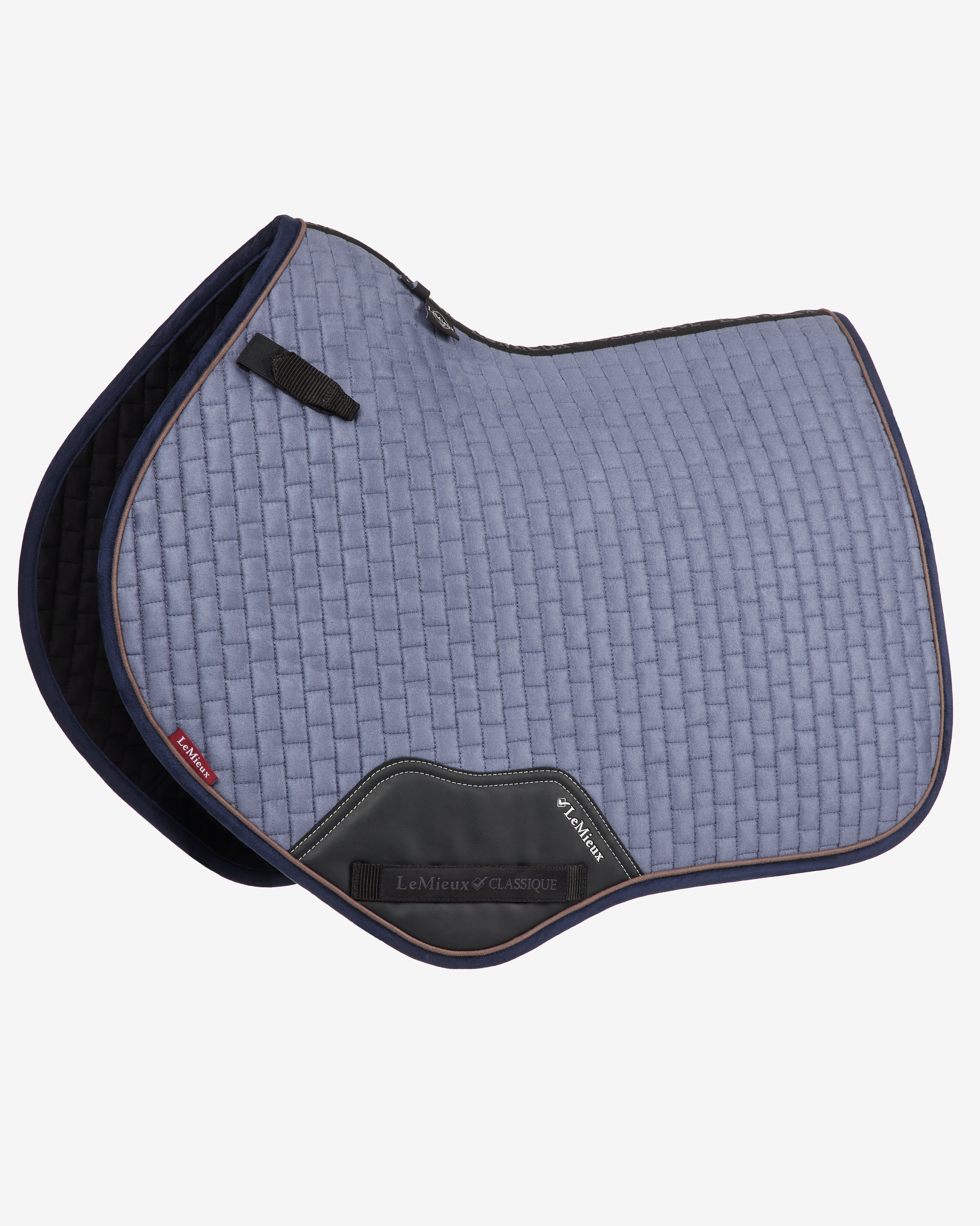 Saddle pad Suede in jay blue