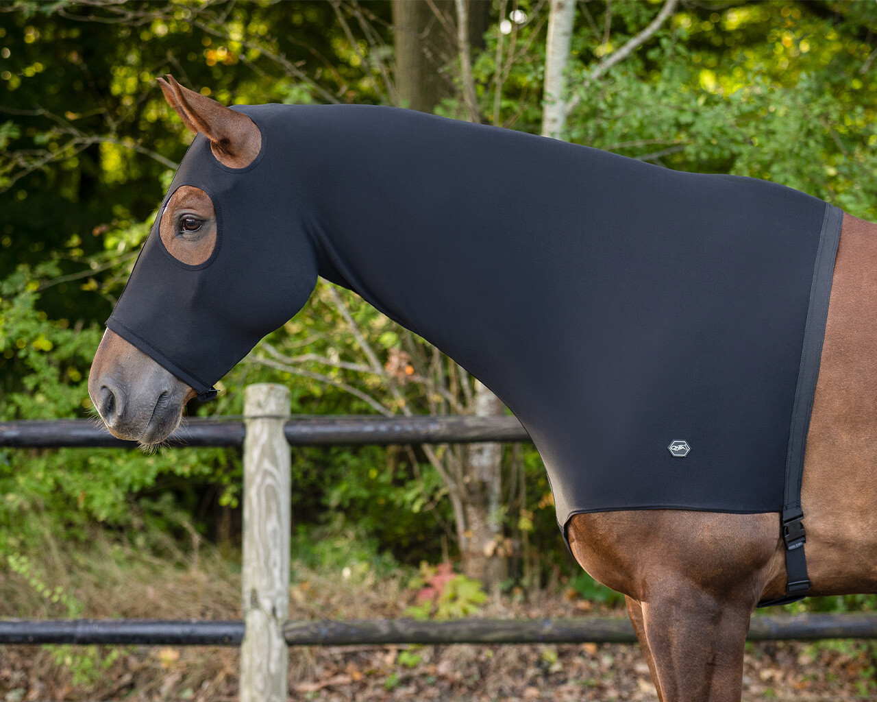 Elastan-Halsschutz mit Reißverschluss