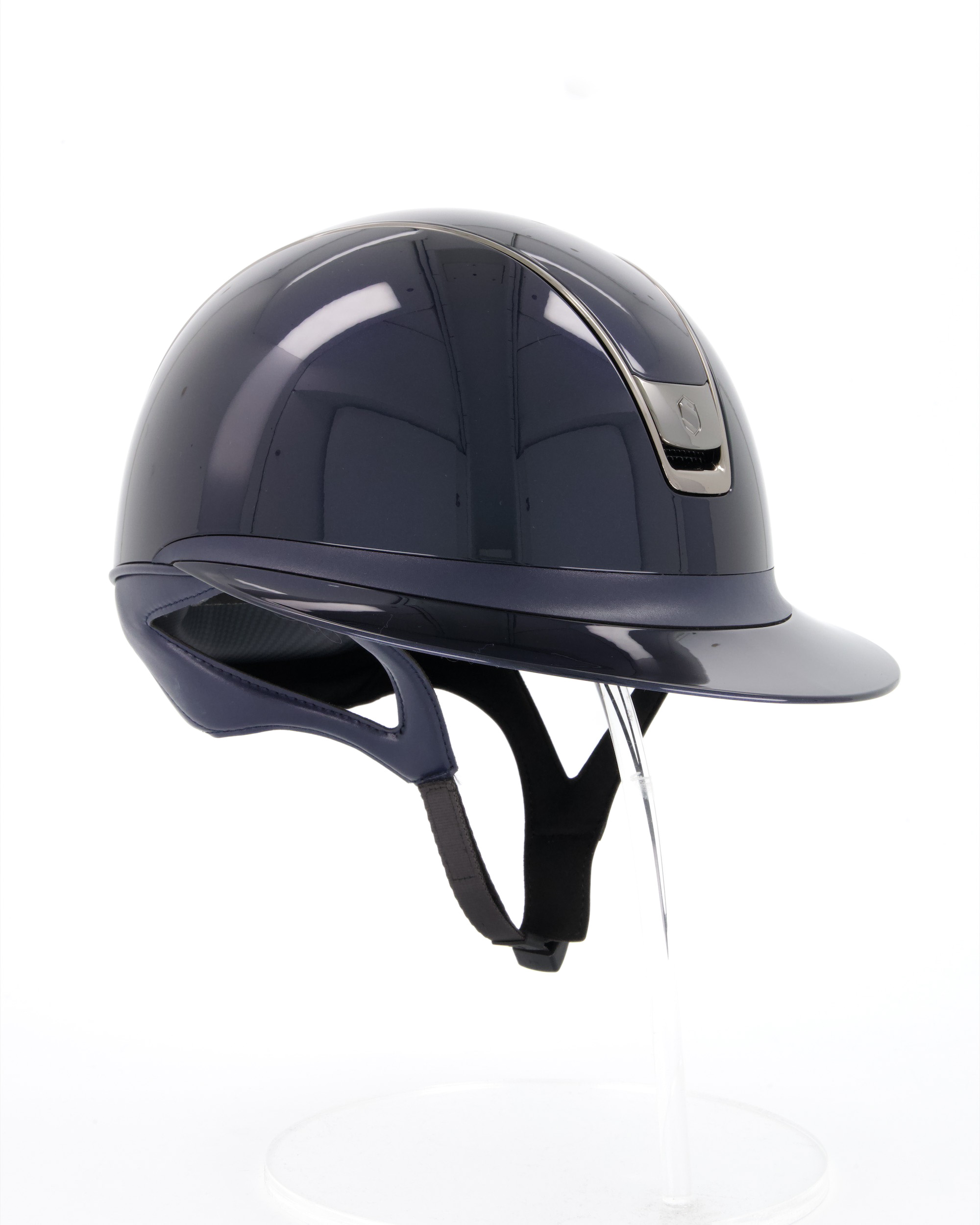 Reithelm 2.0 Miss Shield Shadowglossy Chrome Black in Blau