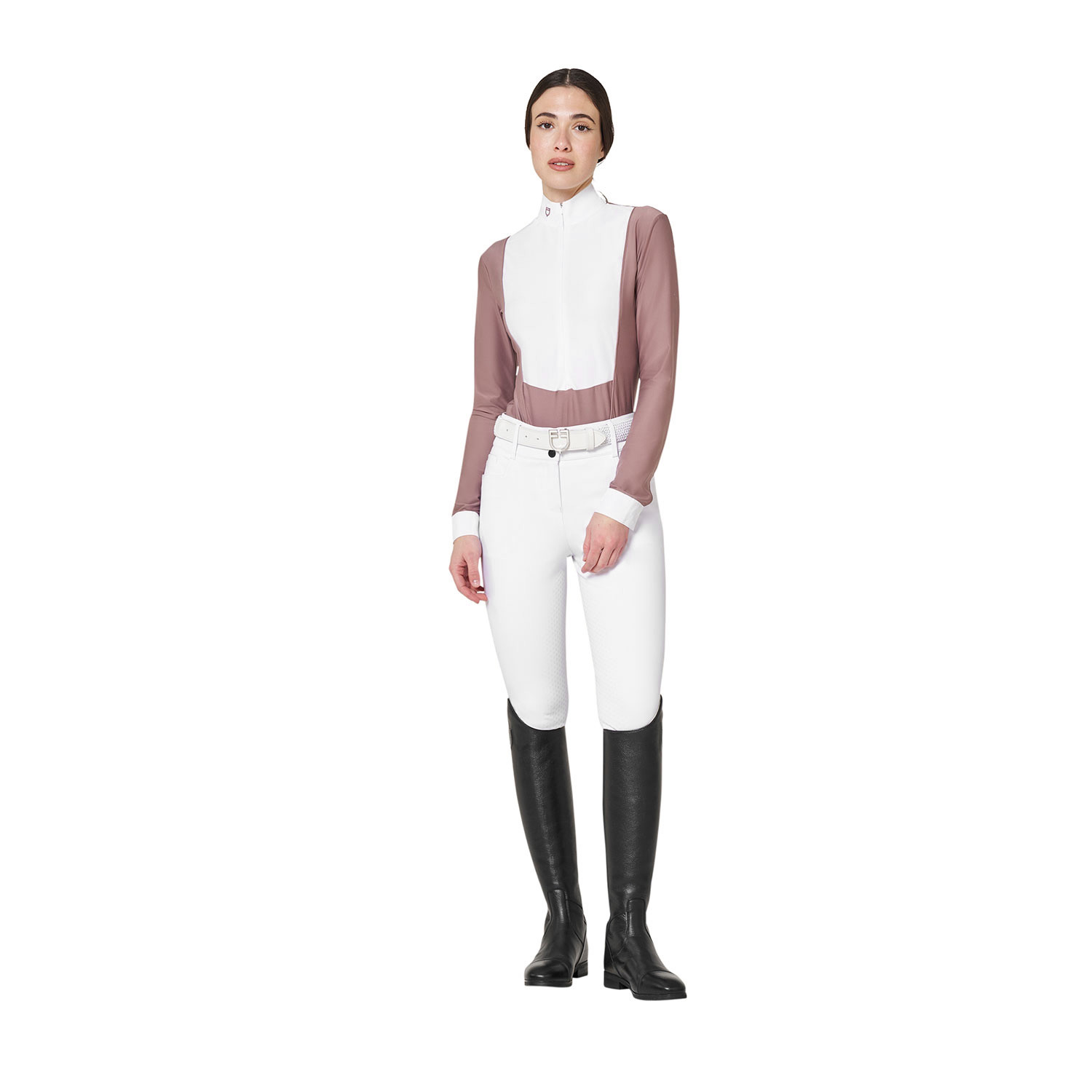 Damen-Turnierpolo aus technischem Wintermaterial