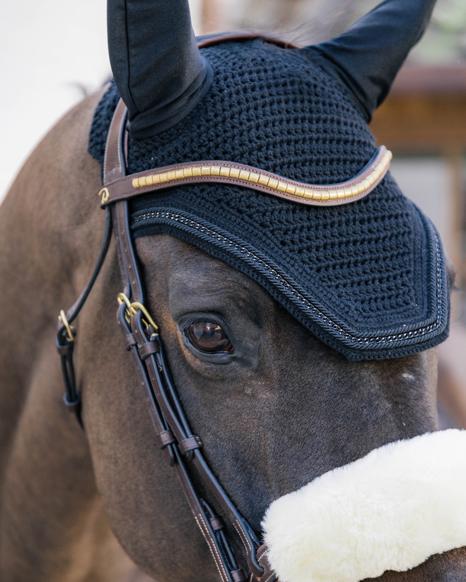 Fliegenhaube Wellington mit Metall Kette