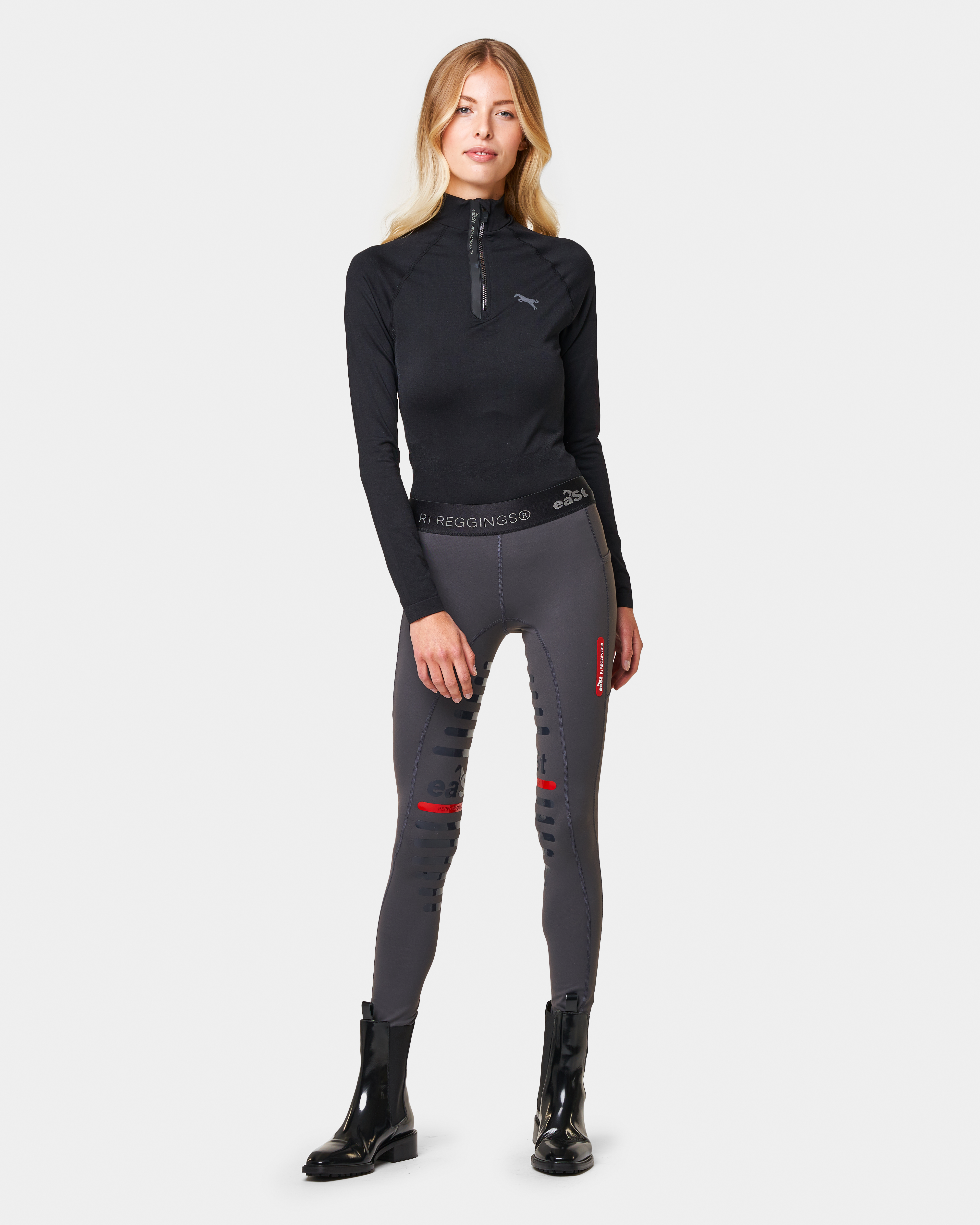 Ladies riding leggings Reggings® R1 Dressage with full grip