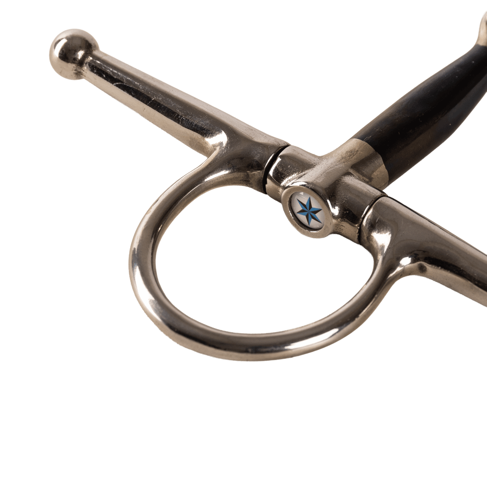 Einfach gebrochene Schenkeltrense Edelstahl